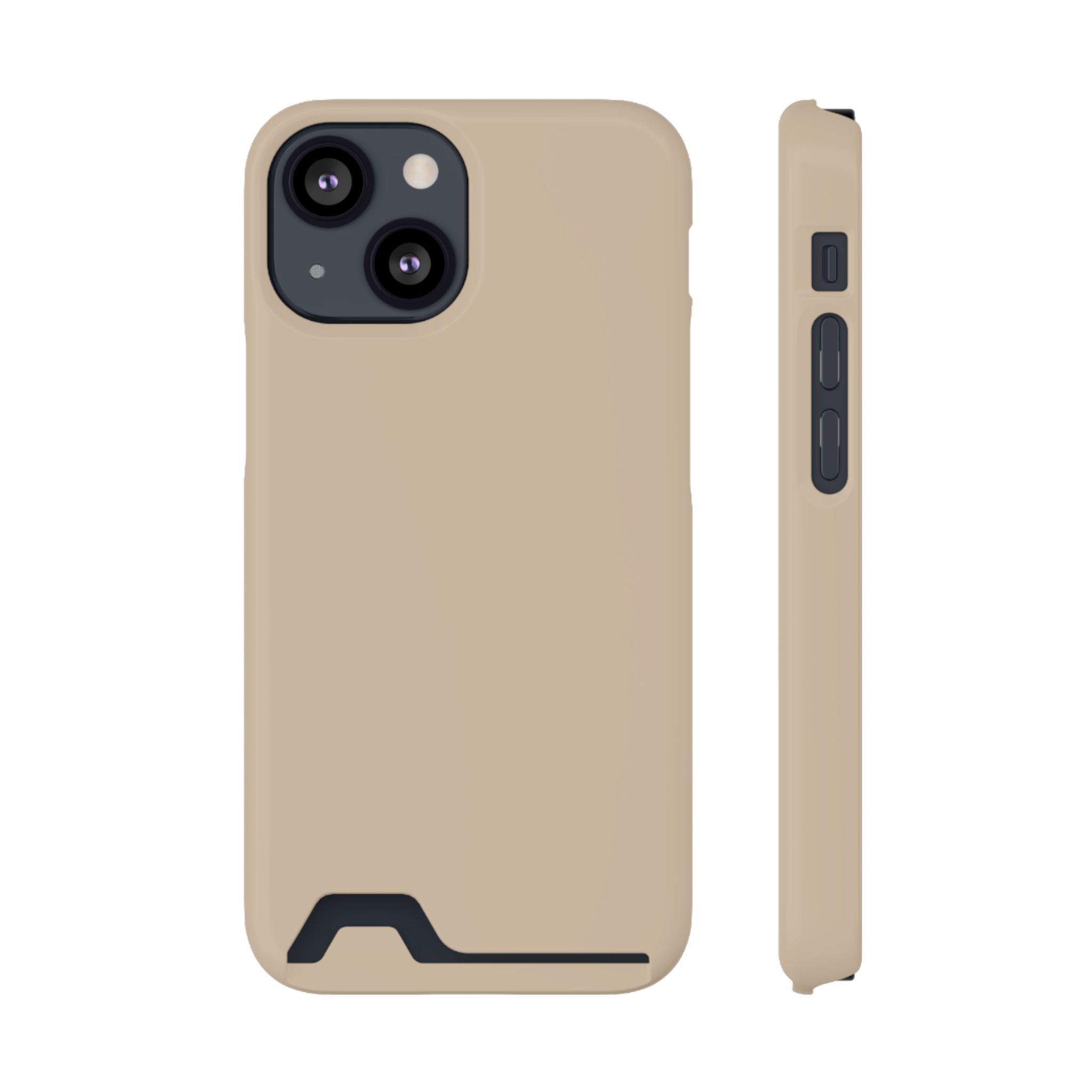 Beige Card-Holder Phone Case