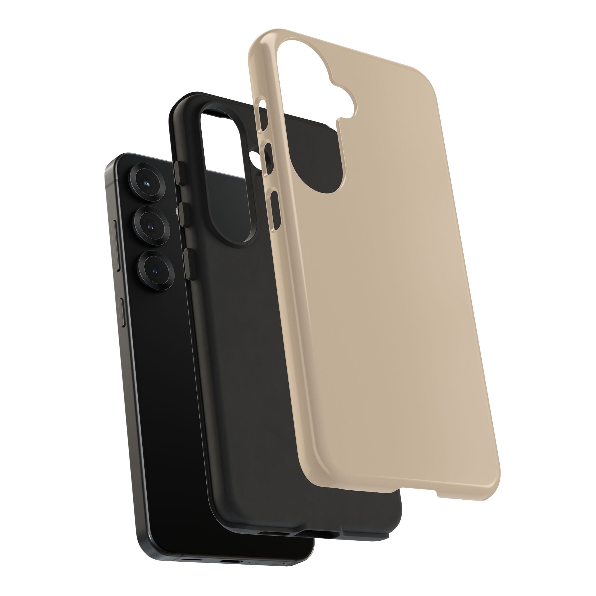 Beige Protective Phone Case