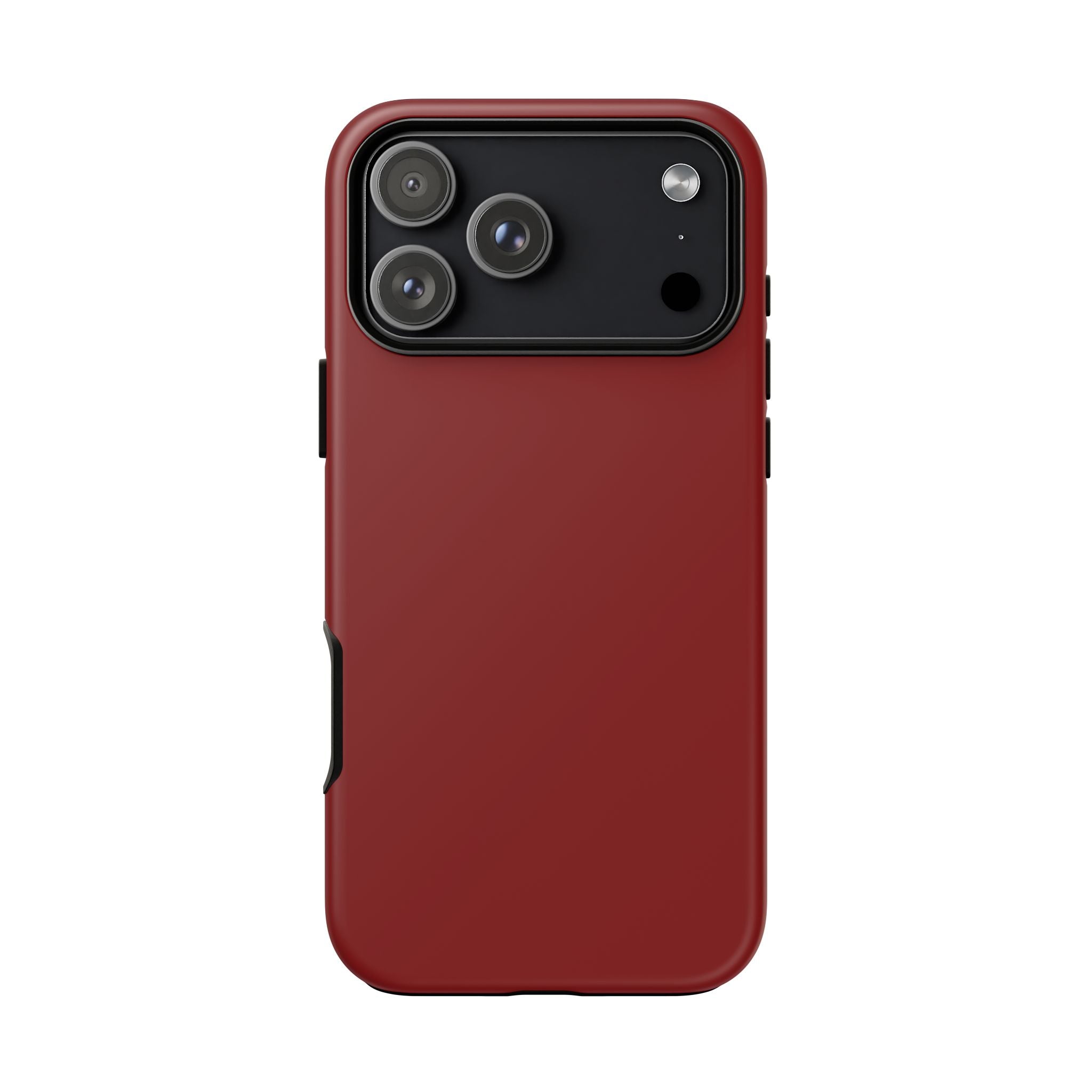 Dark Red Protective Phone Case