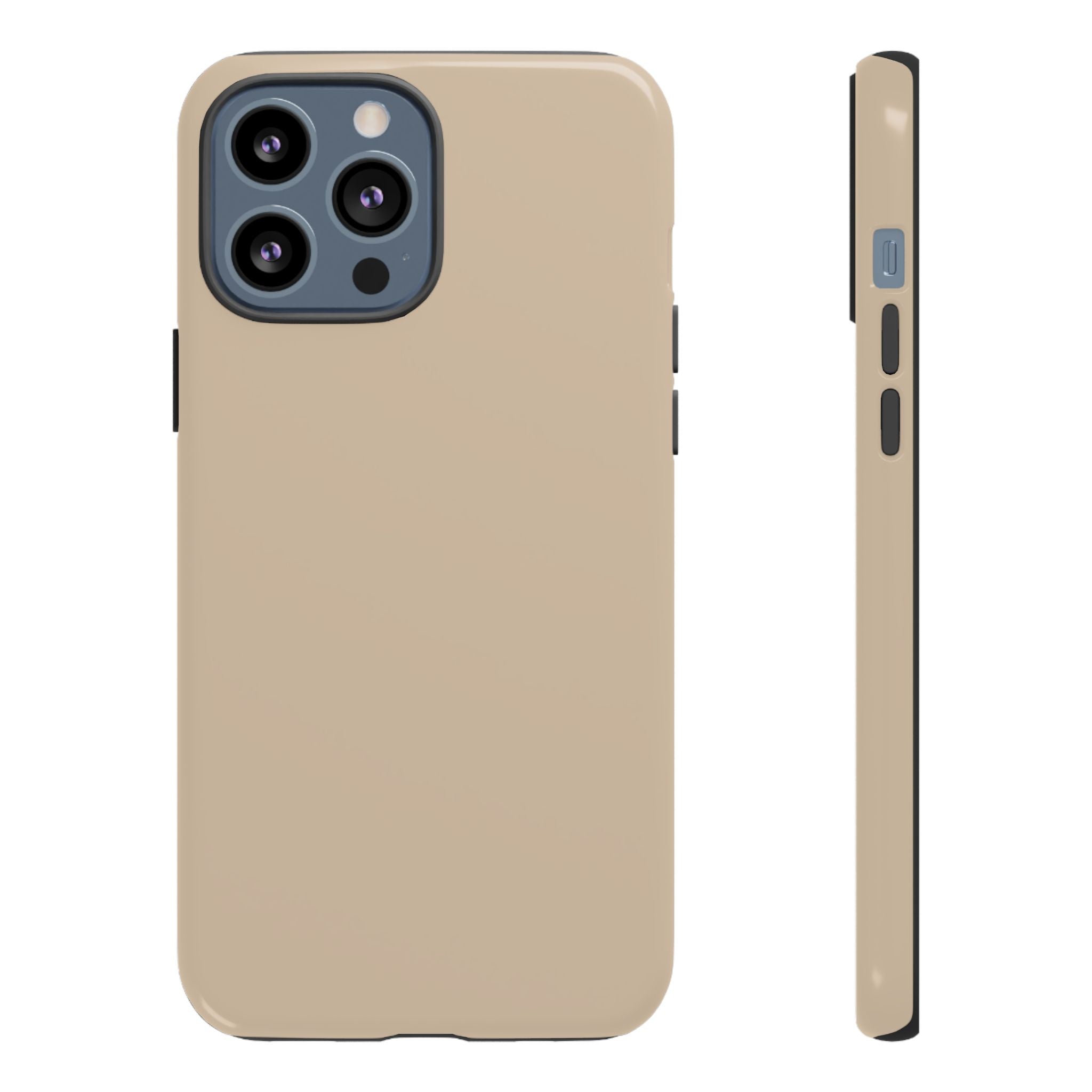 Beige Protective Phone Case