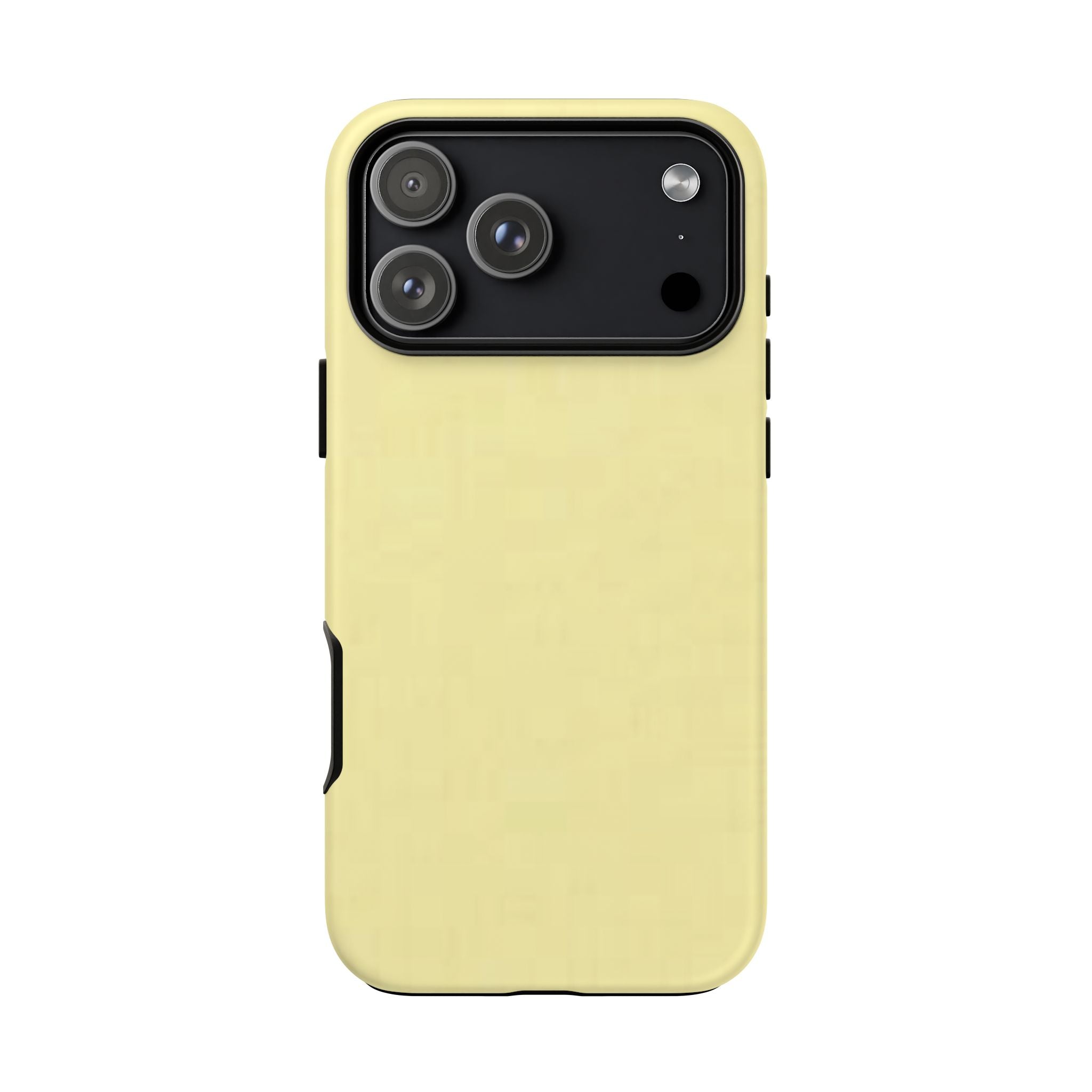 Pale Yellow Protective Phone Case