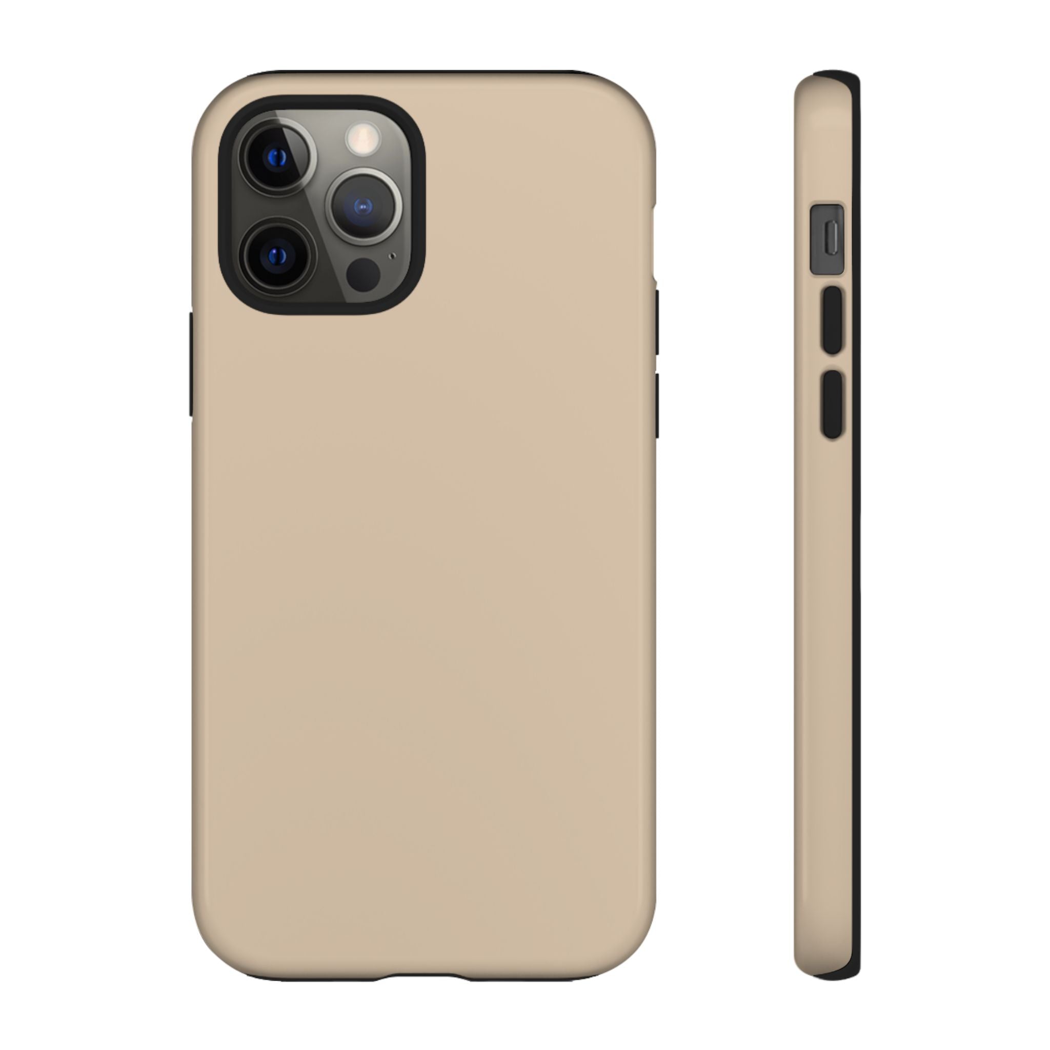 Beige Protective Phone Case