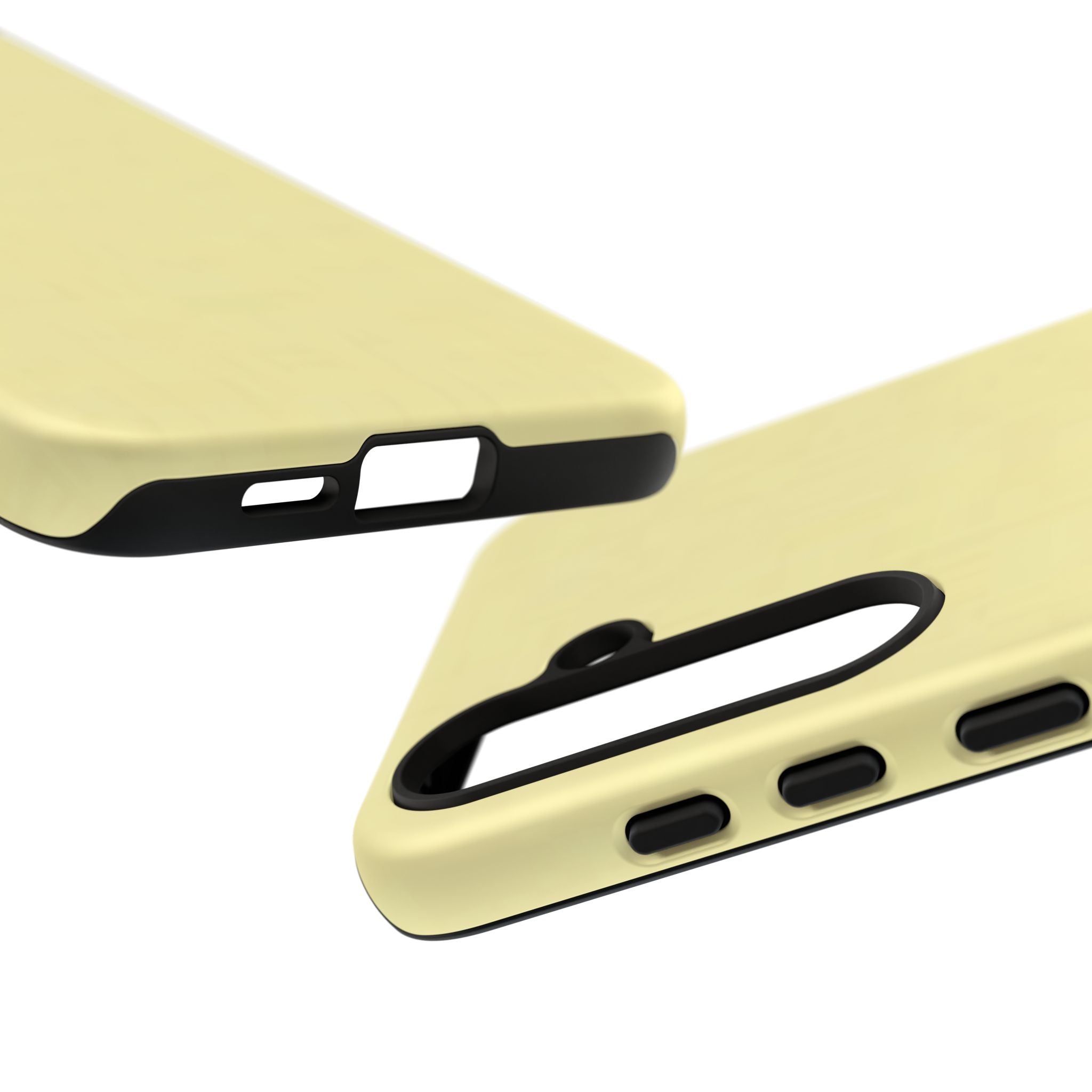 Pale Yellow Protective Phone Case