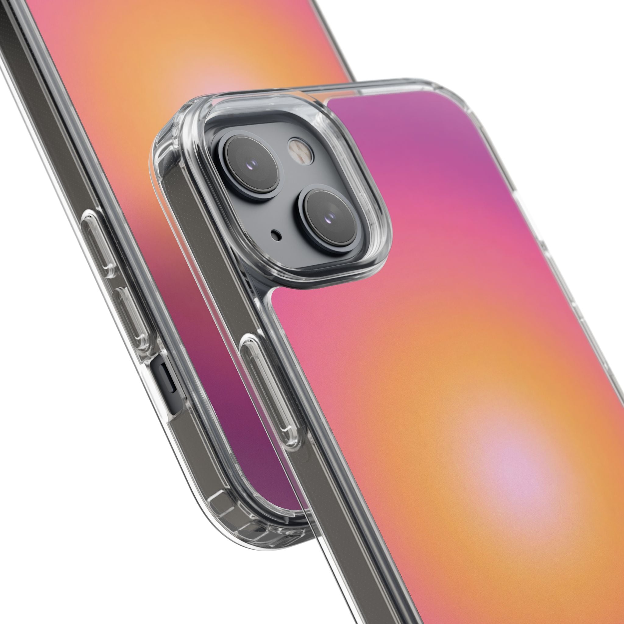 Sunset Gradient Clear Protective Cover