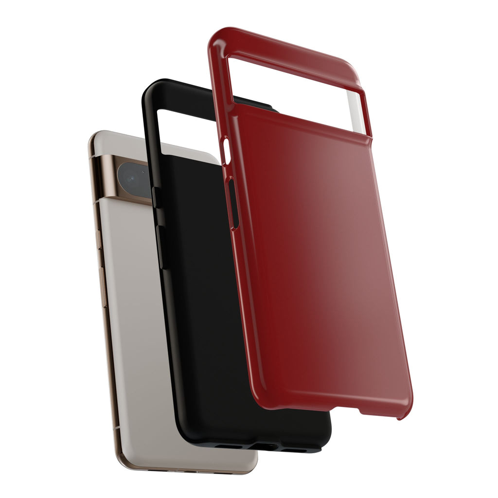 Dark Red Protective Phone Case