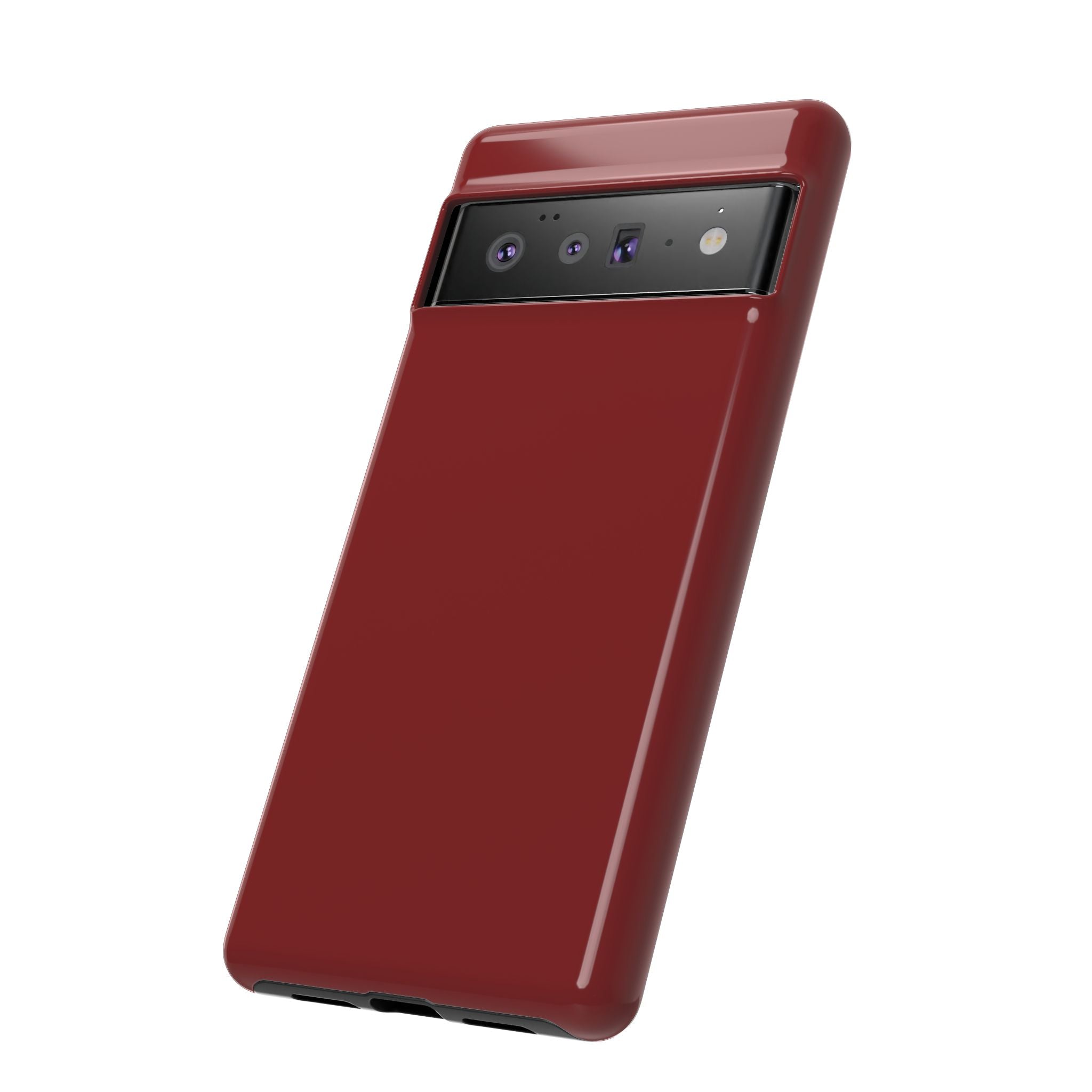 Dark Red Protective Phone Case