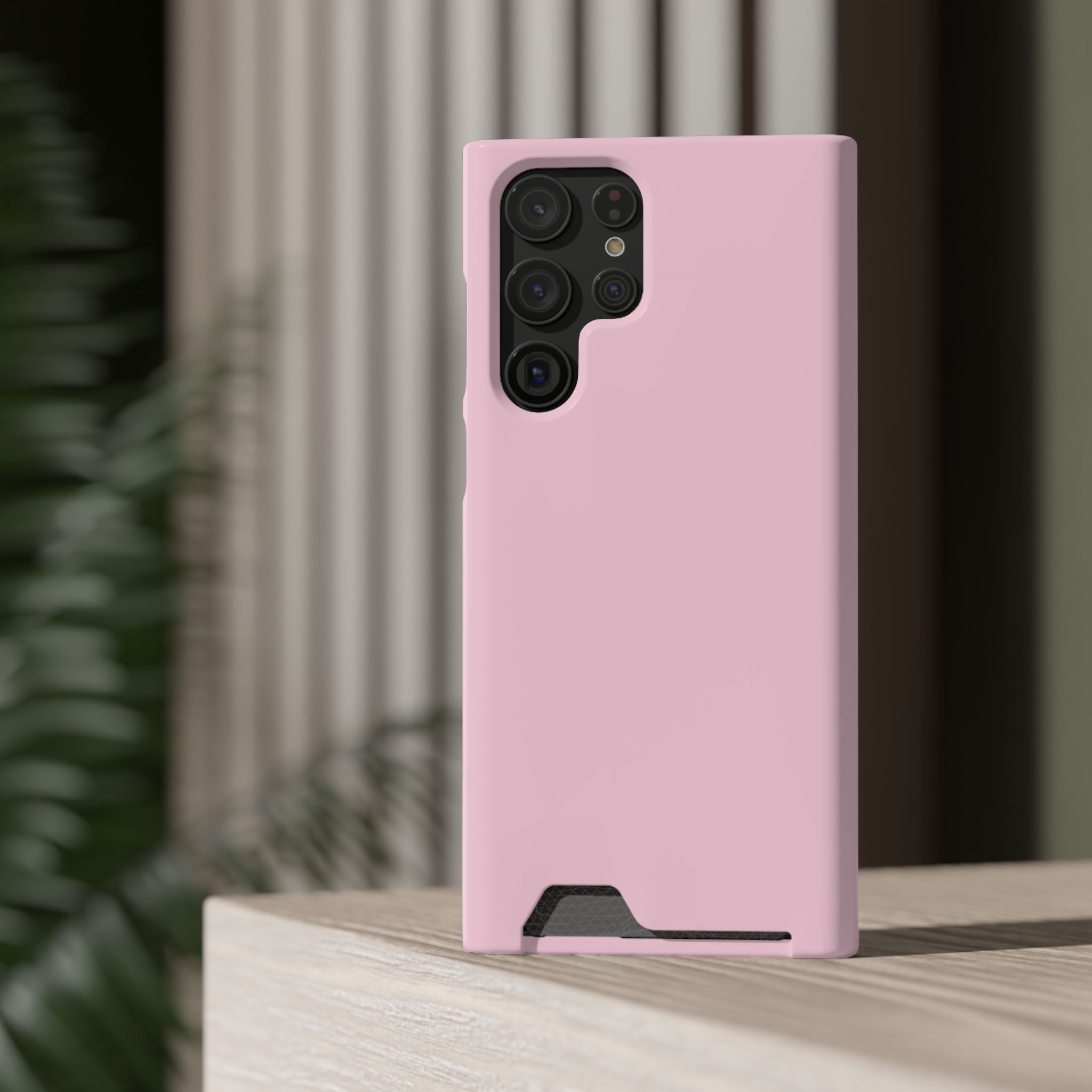 Pale Pink Card-Holder Phone Case