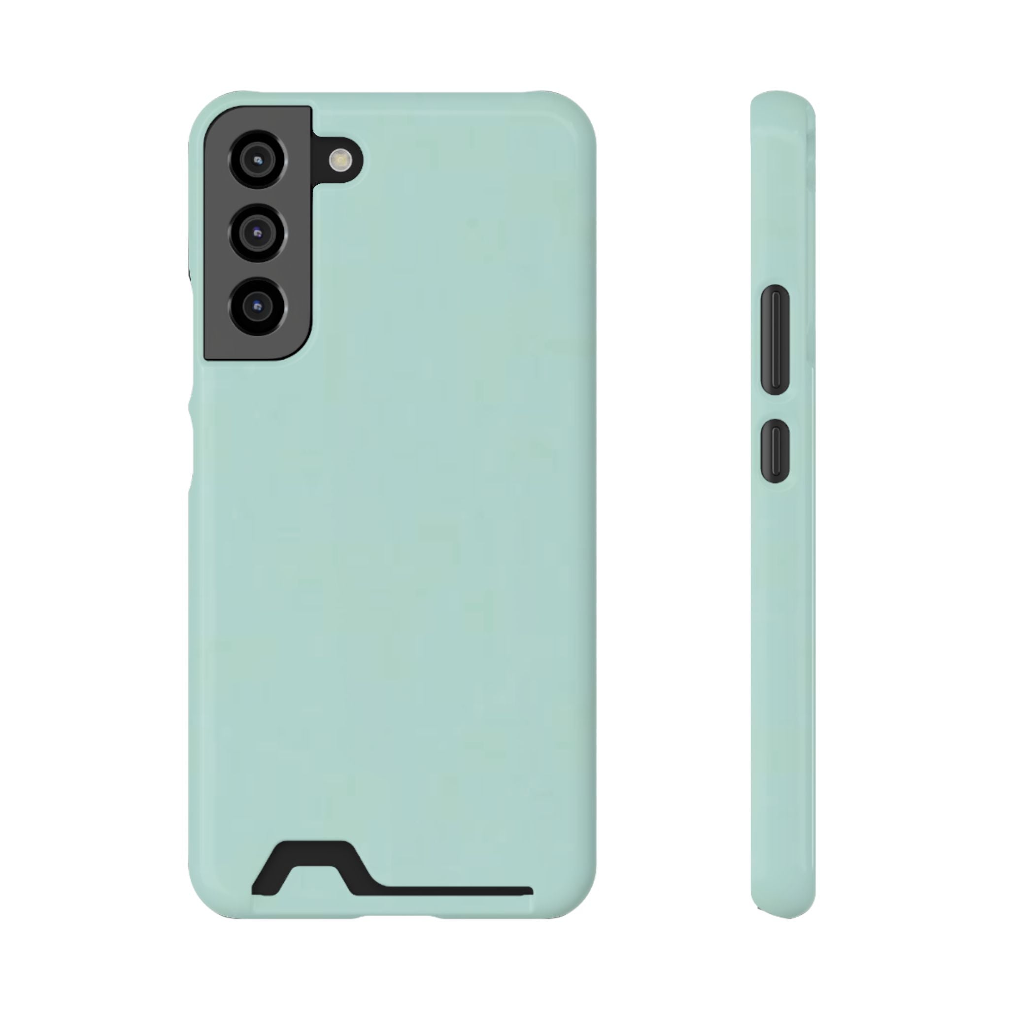Light Mint Card Holder Phone Case