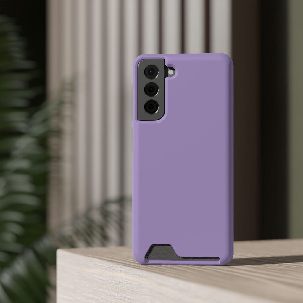 Lilac Card Holder Phone Case