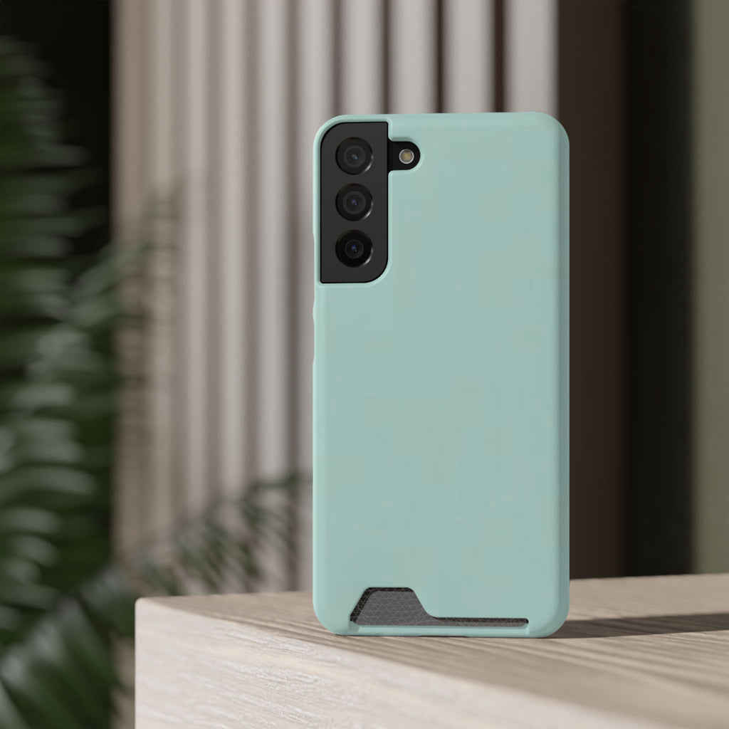 Light Mint Card Holder Phone Case