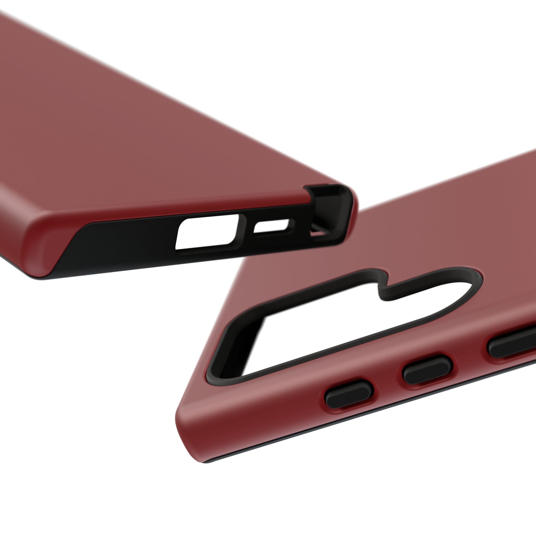 Dark Red Protective Phone Case