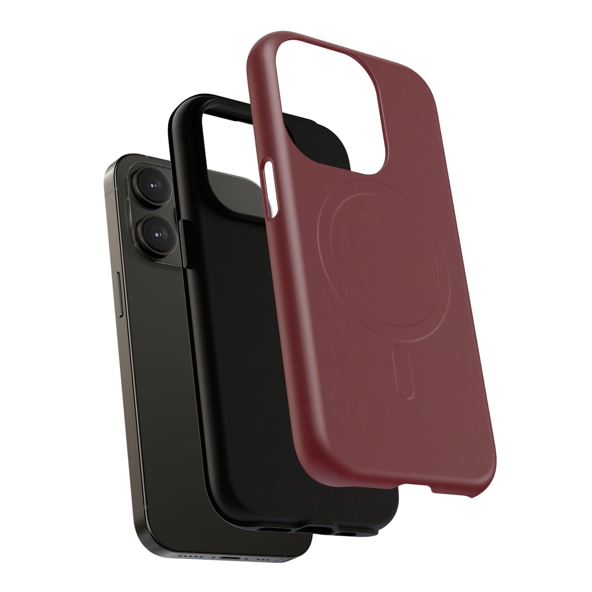 Dark Cherry MagSafe Protective Phone Case