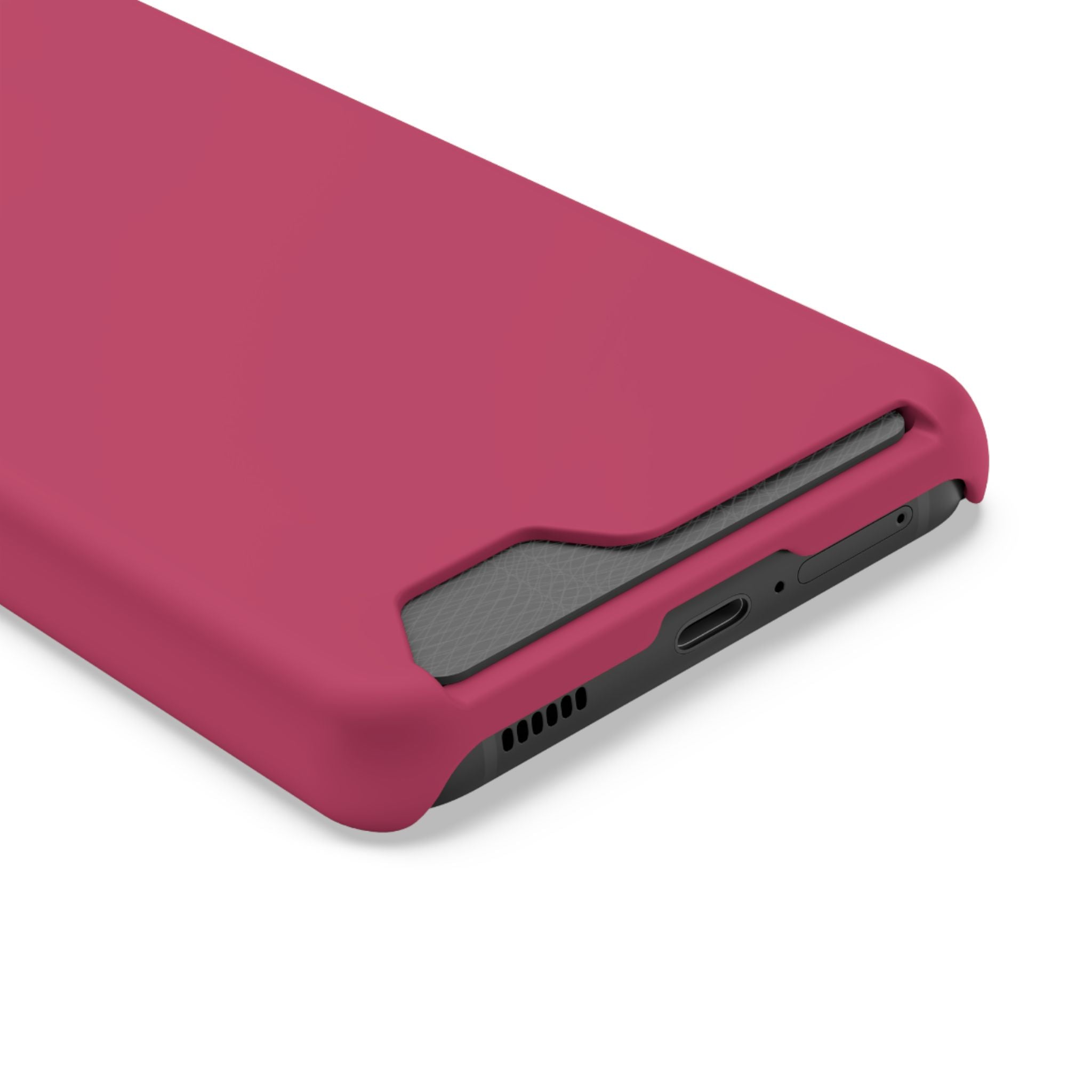 Raspberry Card Holder Phone Case