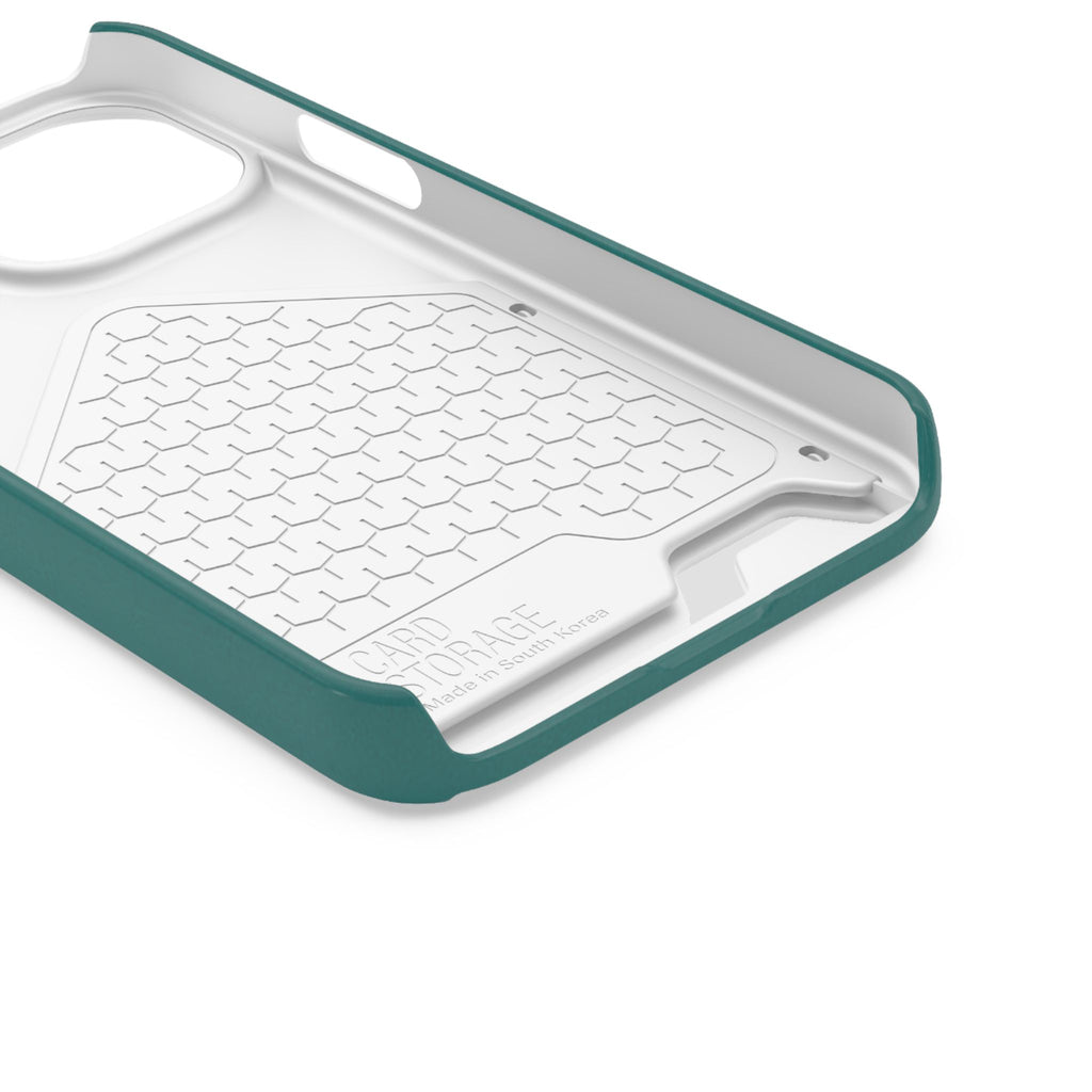 Sea Green Card Holder Phone Case