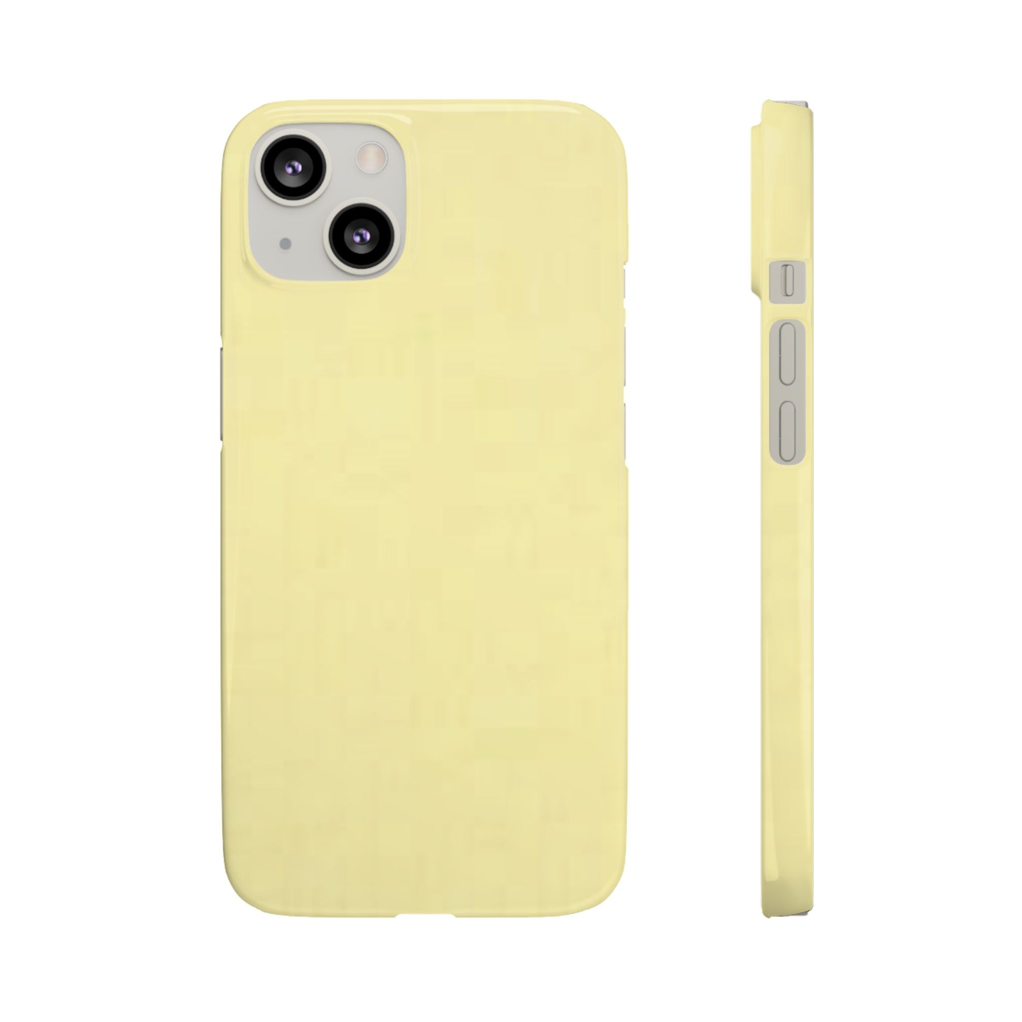 Pale Yellow Snap Phone Case