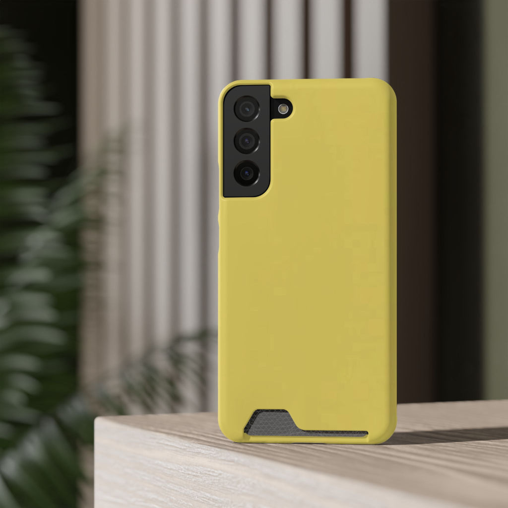 Yellow Card-Holder Phone Case