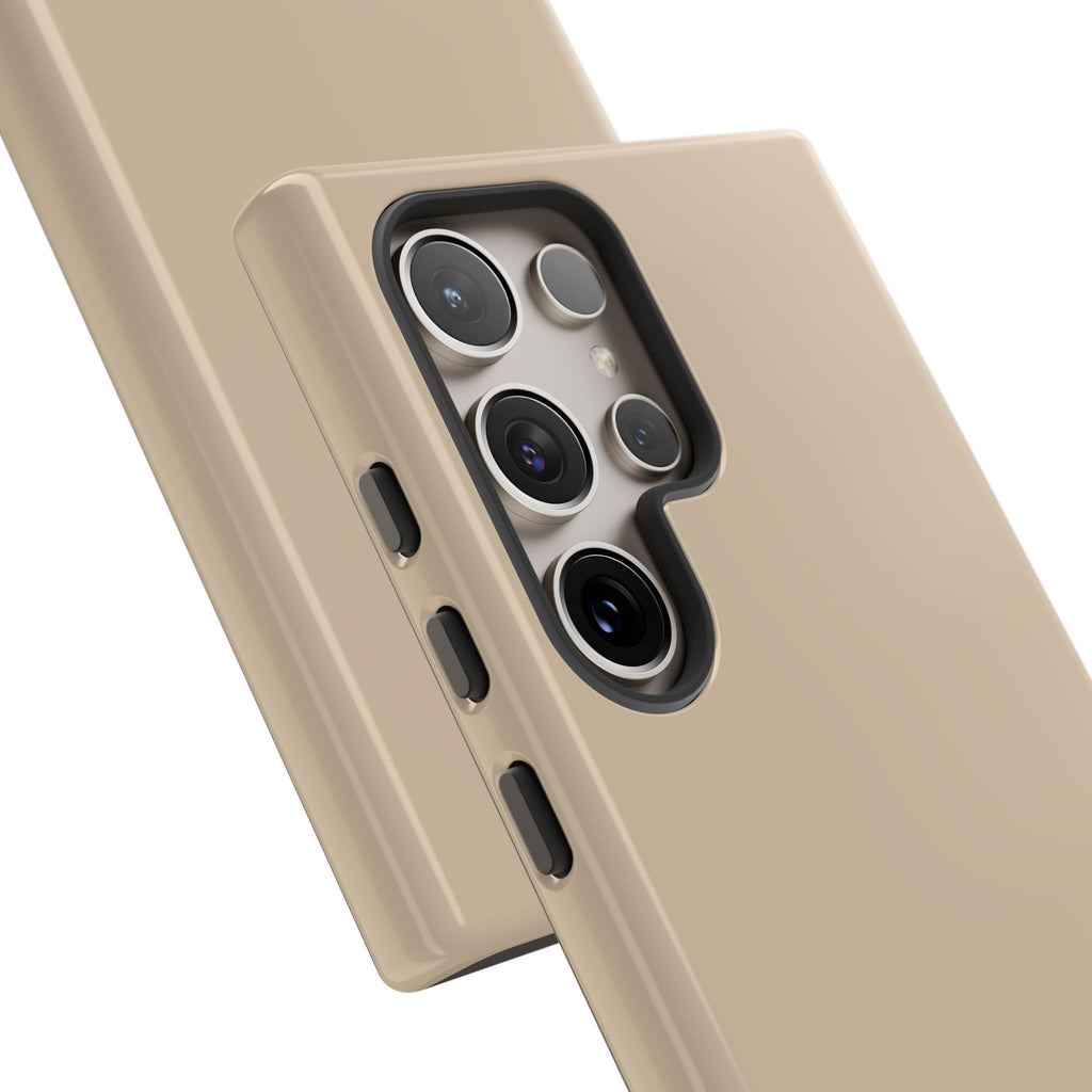 Beige Protective Phone Case