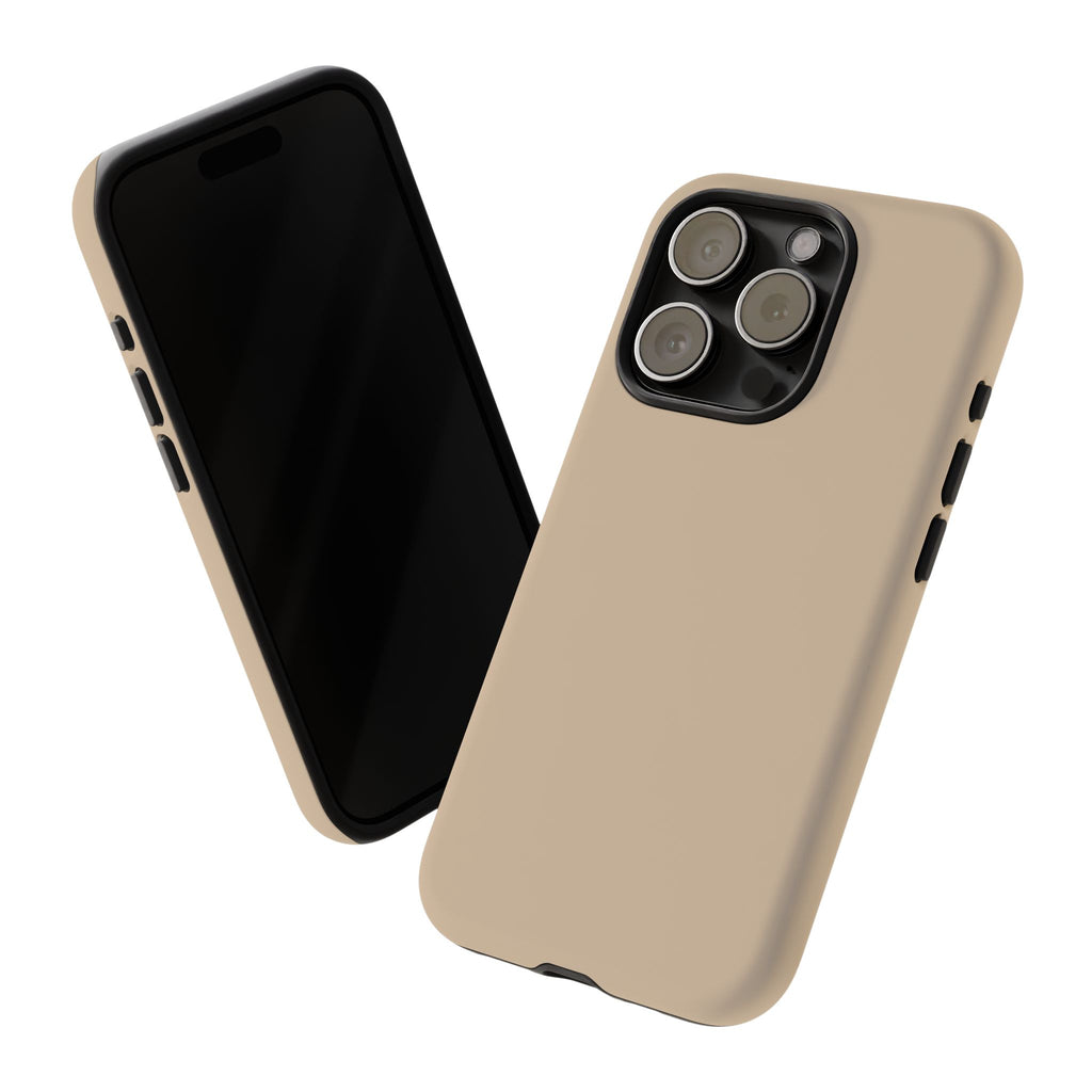 Beige Protective Phone Case