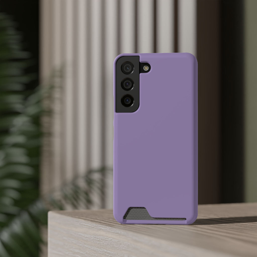 Lilac Card Holder Phone Case
