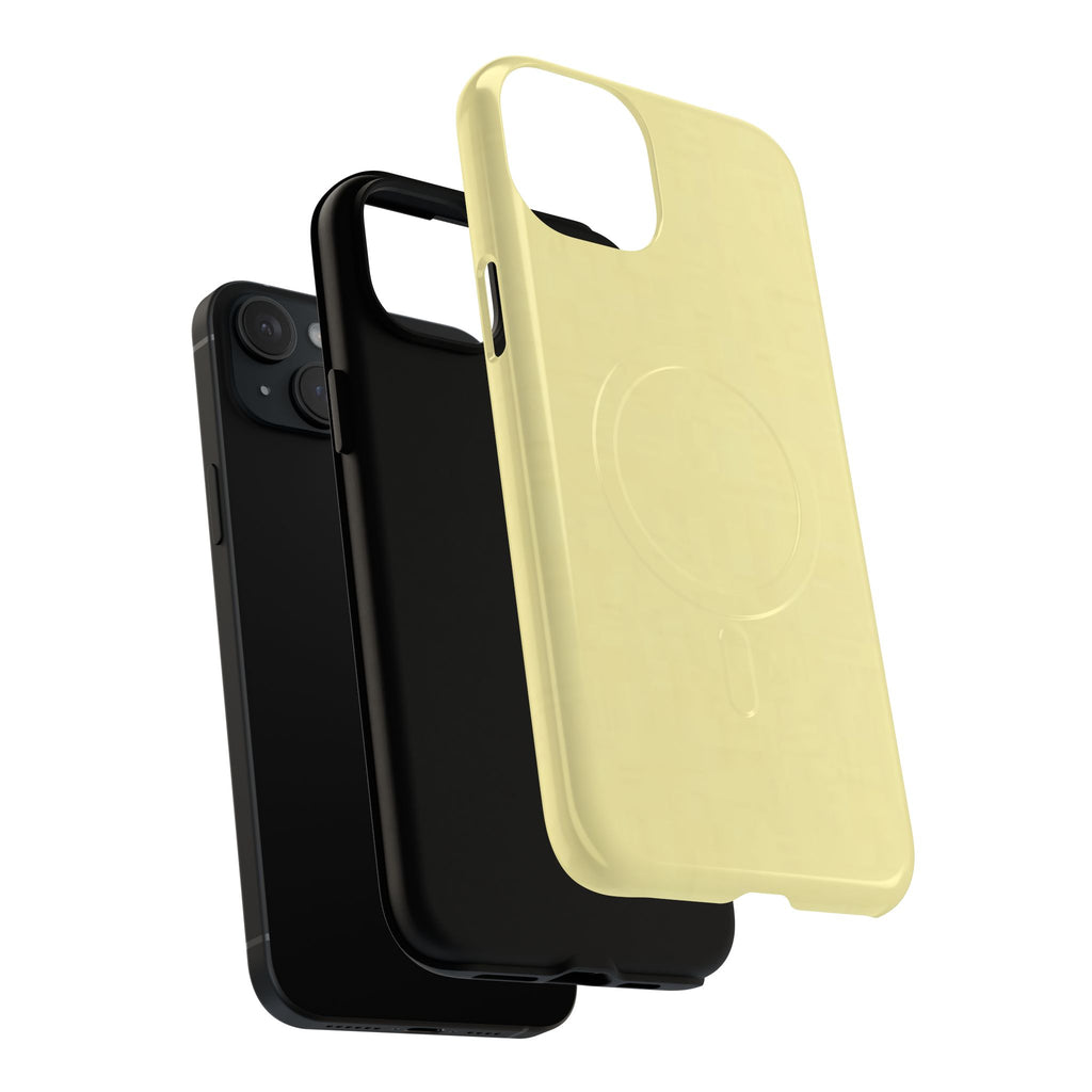 Pale Yellow MagSafe Protective Phone Case