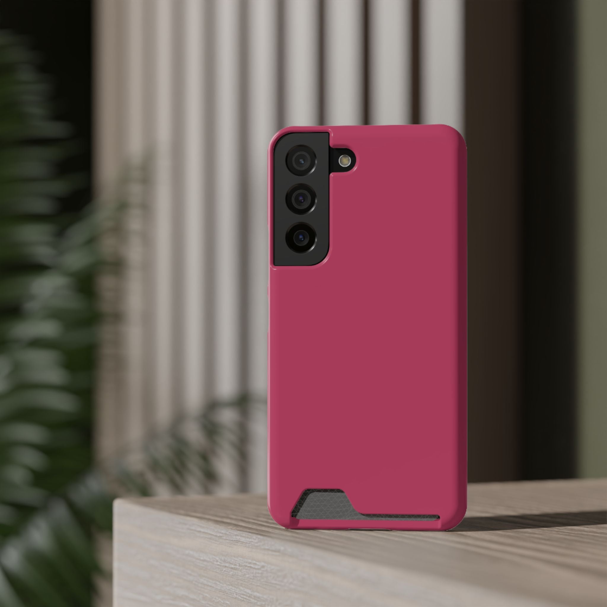 Raspberry Card Holder Phone Case