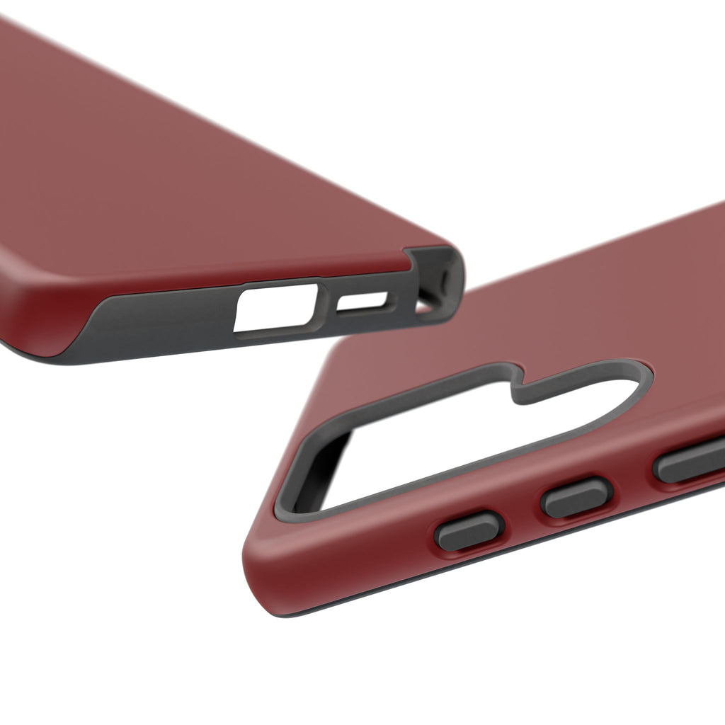 Dark Red Protective Phone Case
