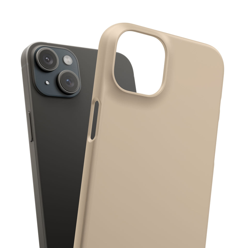 Beige Snap Phone Case