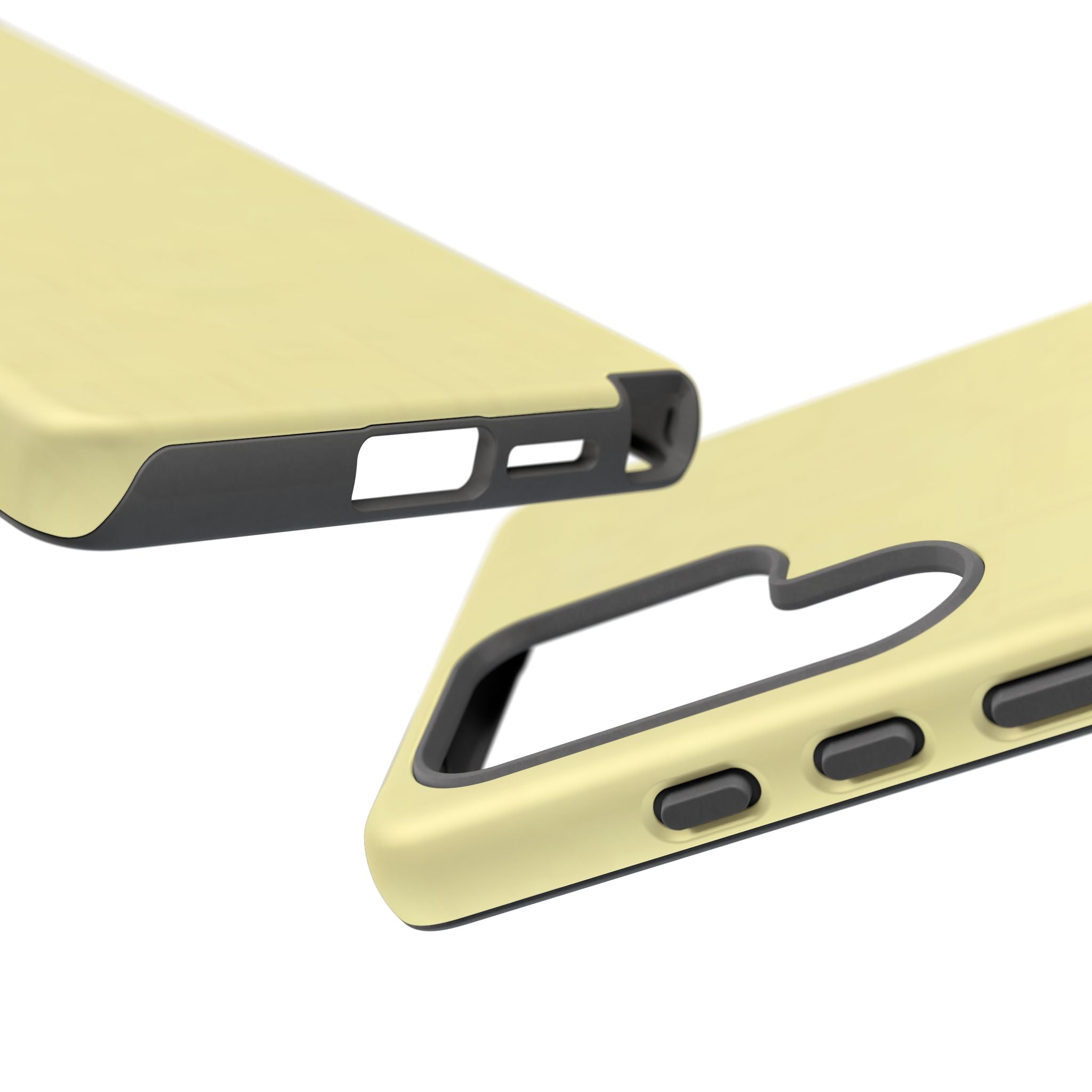 Pale Yellow Protective Phone Case
