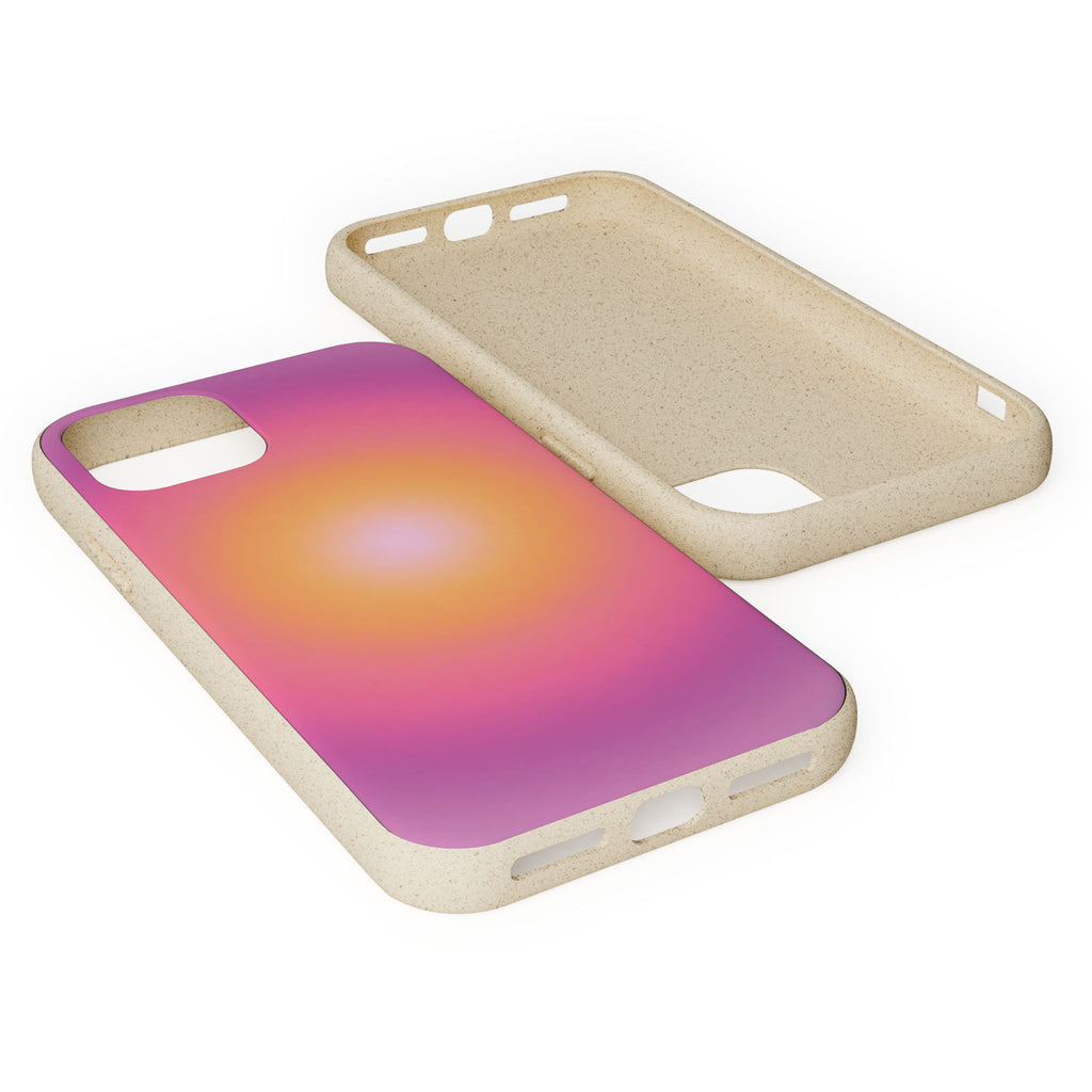 Sunset Glow Biodegradable Phone Case -  Eco-Friendly Cover