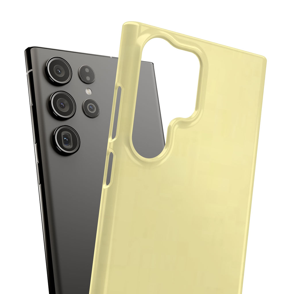 Pale Yellow Snap Phone Case