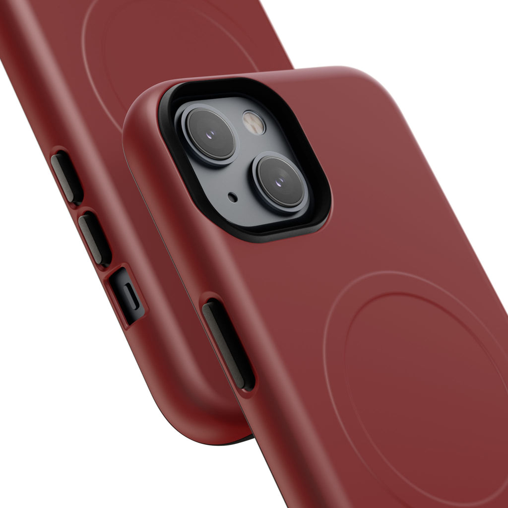 Dark Red MagSafe Protective Phone Case