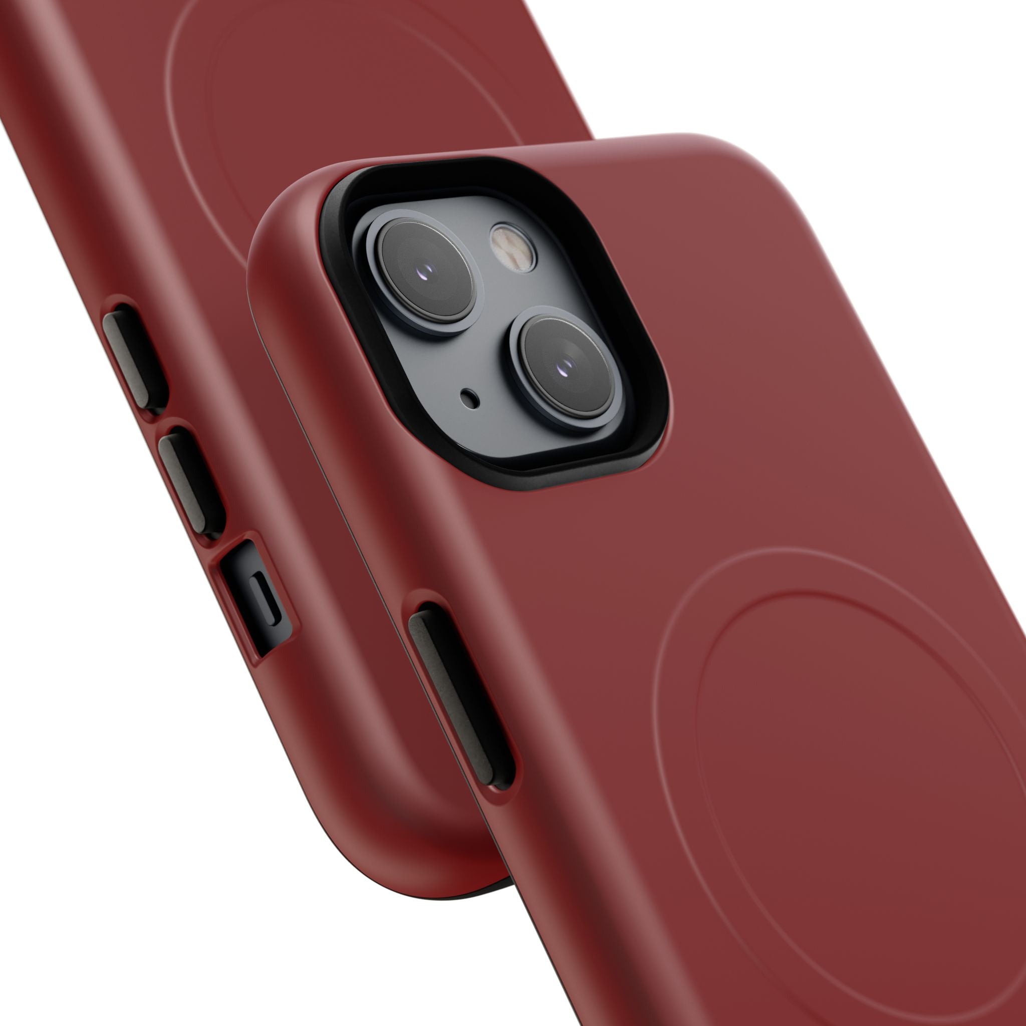 Dark Red MagSafe Protective Phone Case