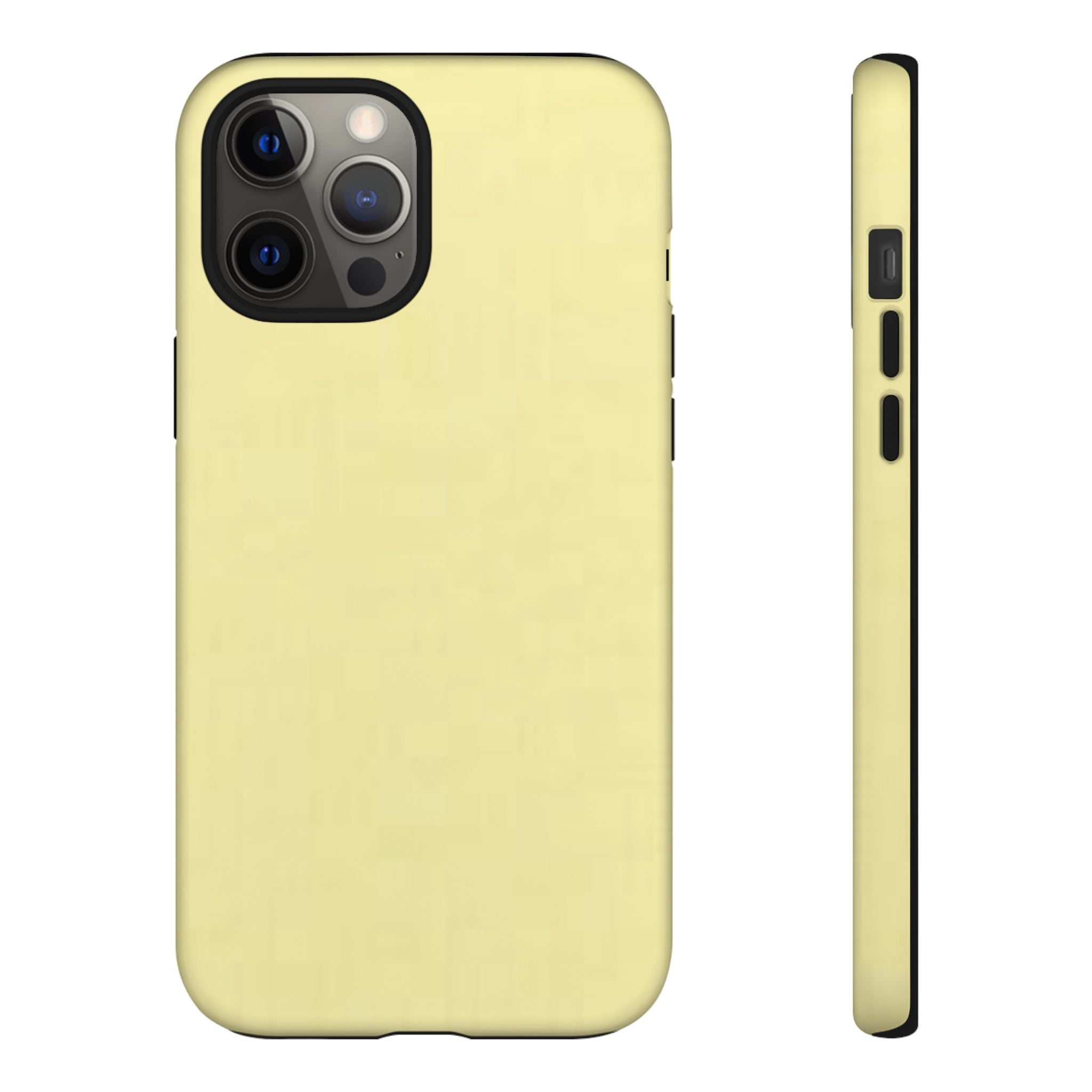 Pale Yellow Protective Phone Case
