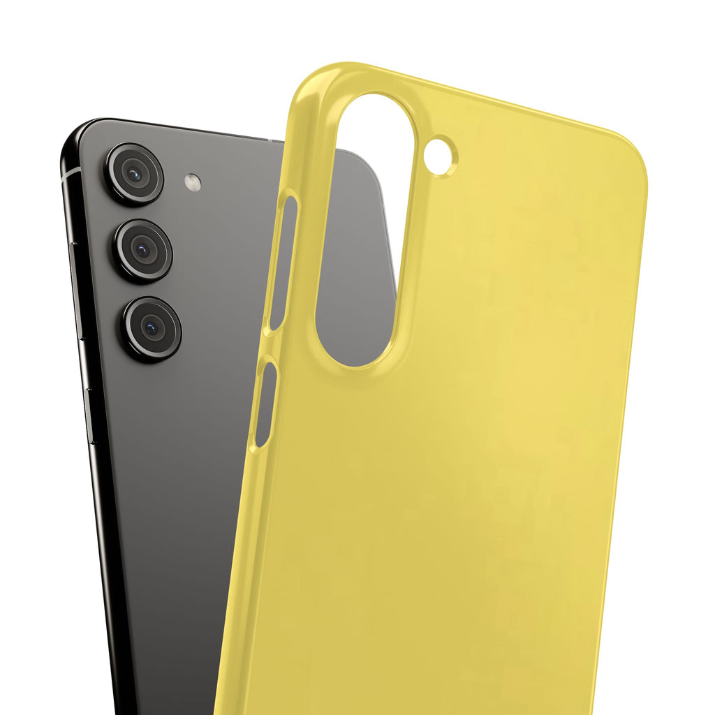 Yellow Snap Phone Case