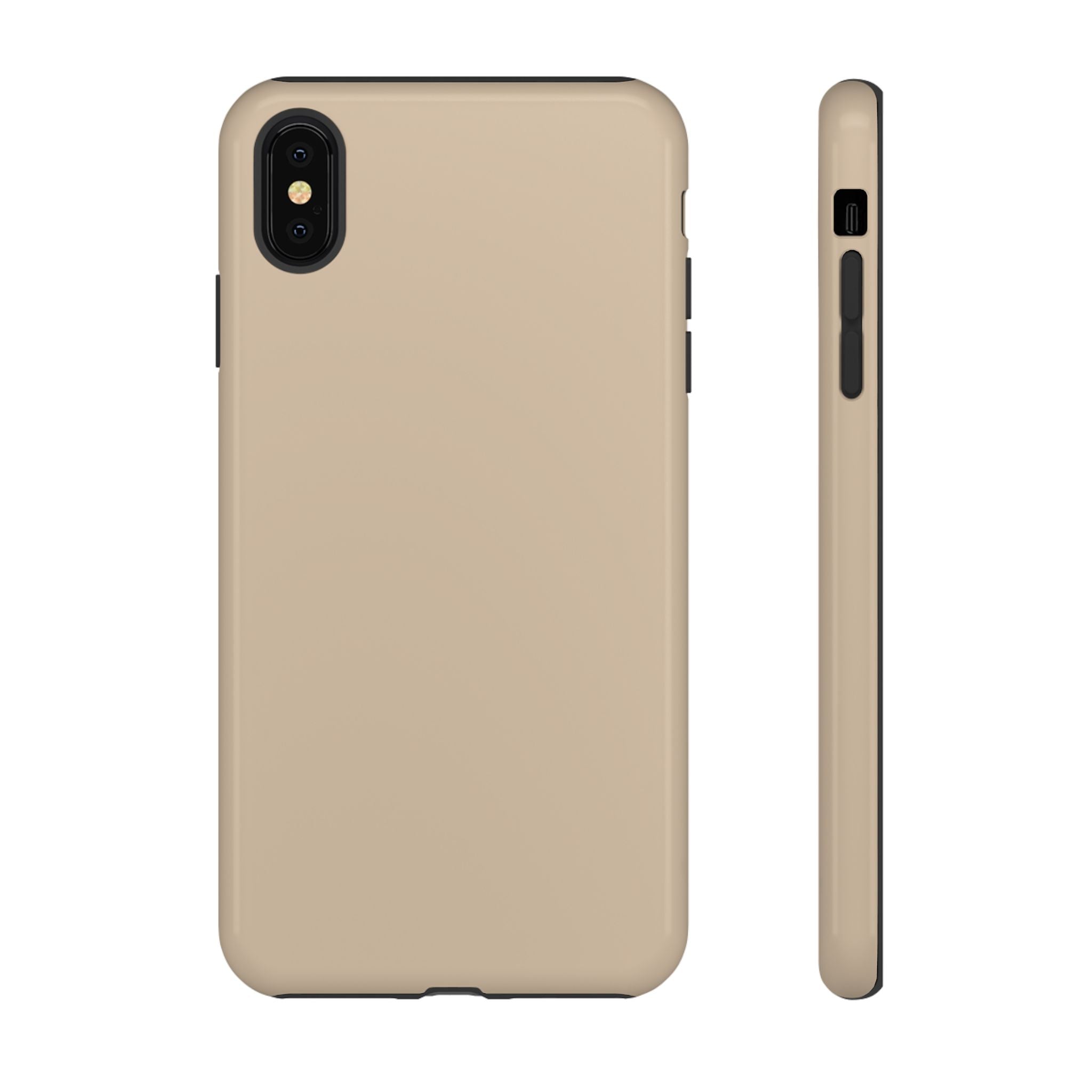 Beige Protective Phone Case