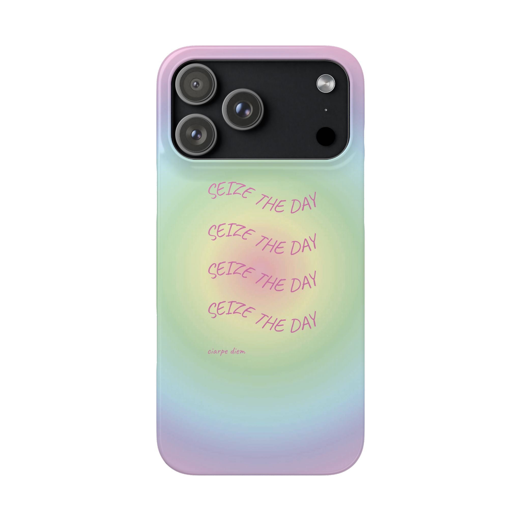 Carpe Diem Bermuda Halo Gradient Snap Phone Case