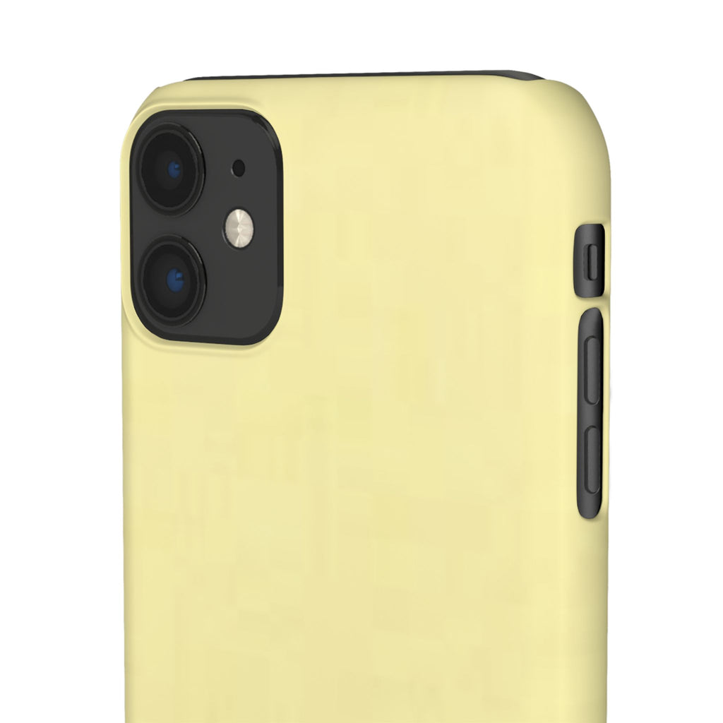Pale Yellow Snap Phone Case