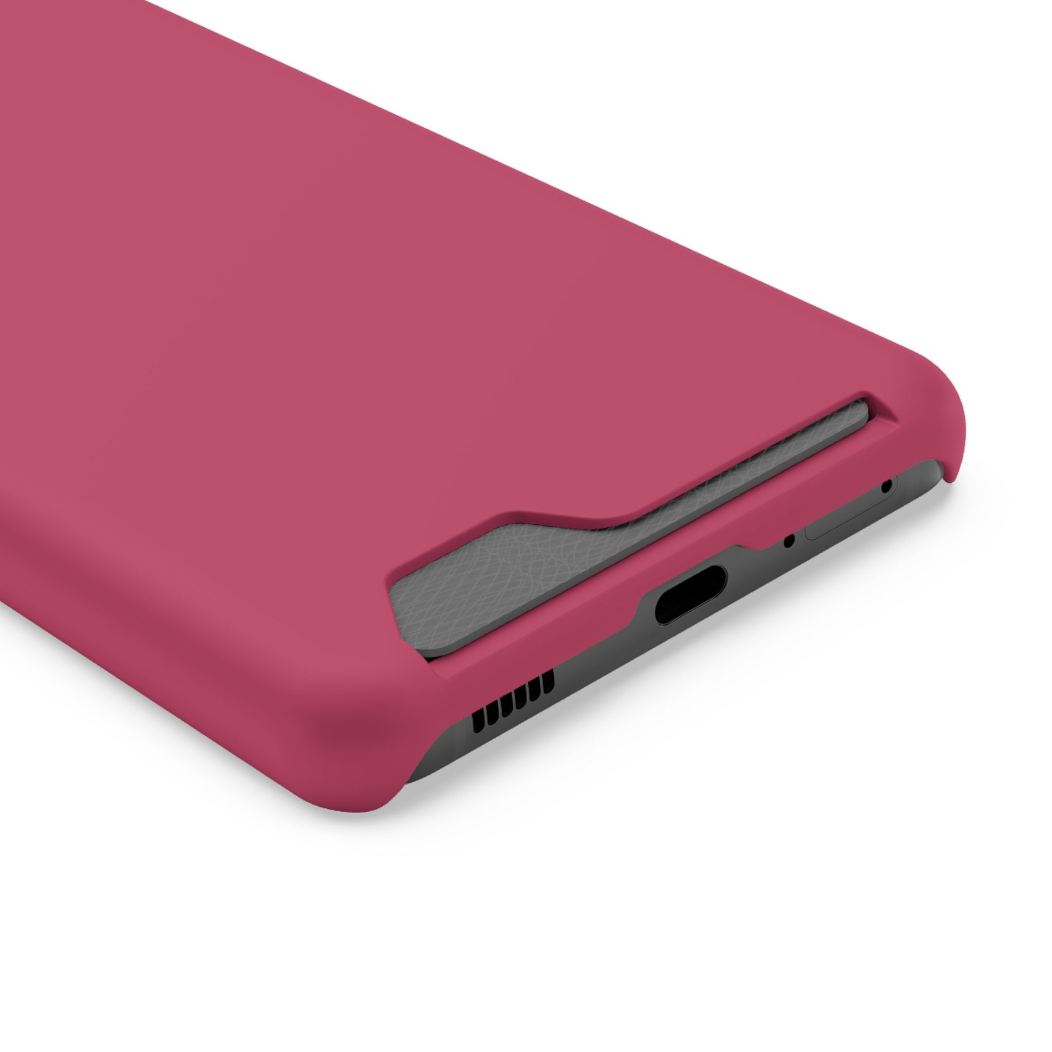Raspberry Card Holder Phone Case