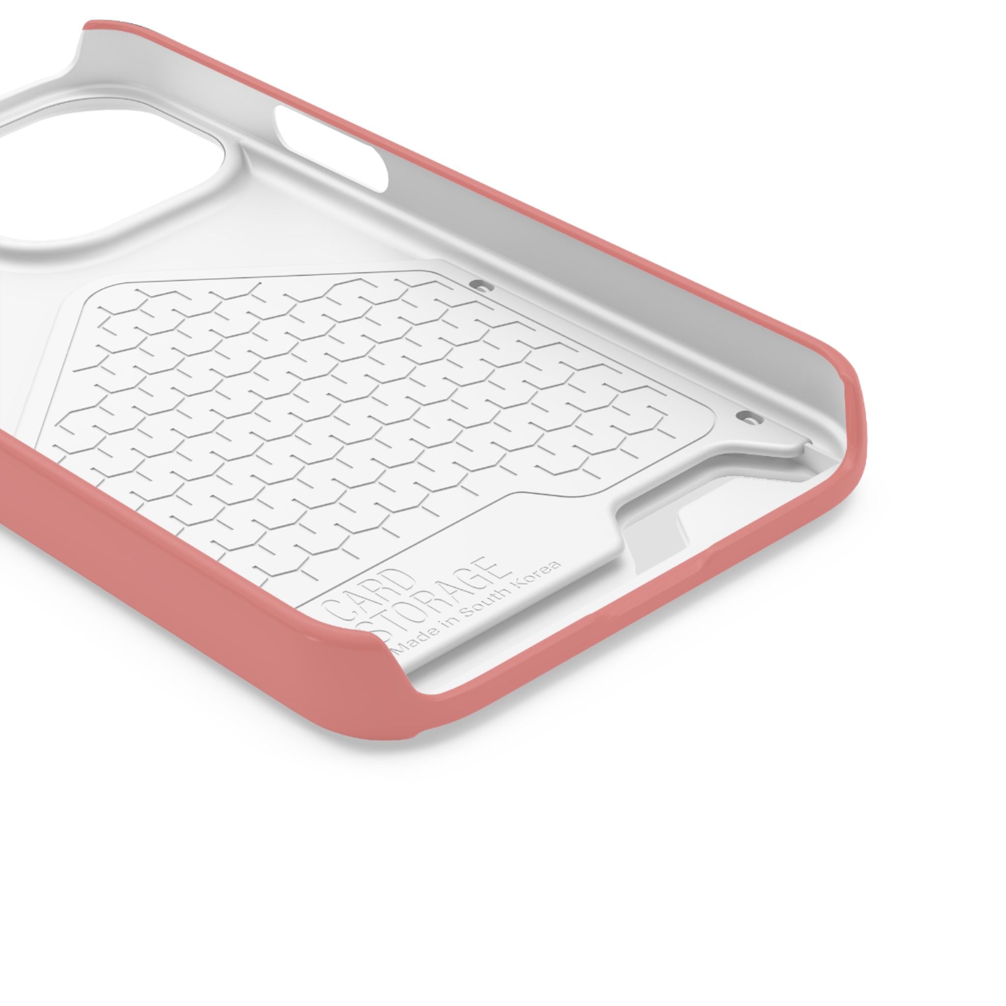 Frosty Pink Card Holder Phone Case