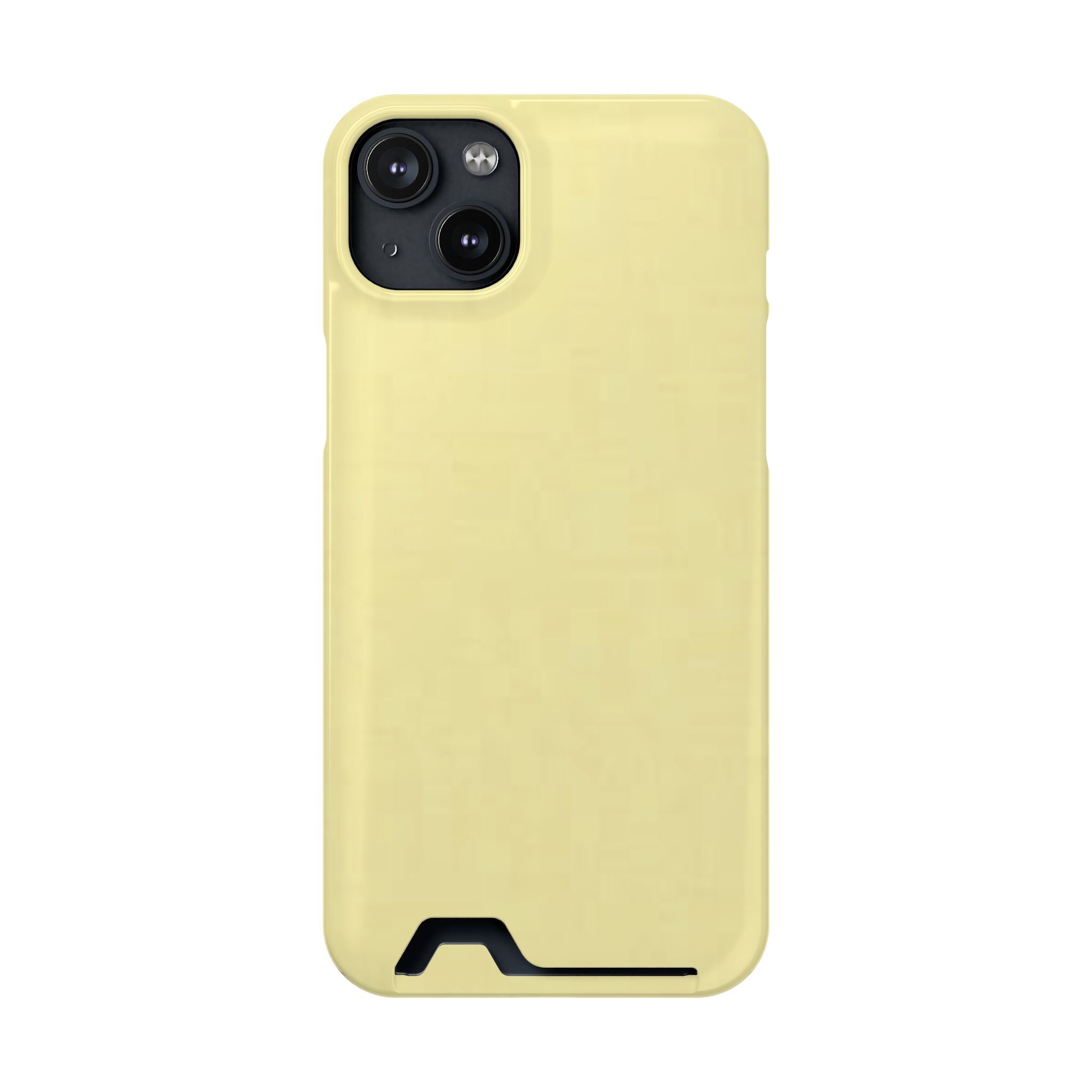 Pale Yellow Card-Holder Phone Case