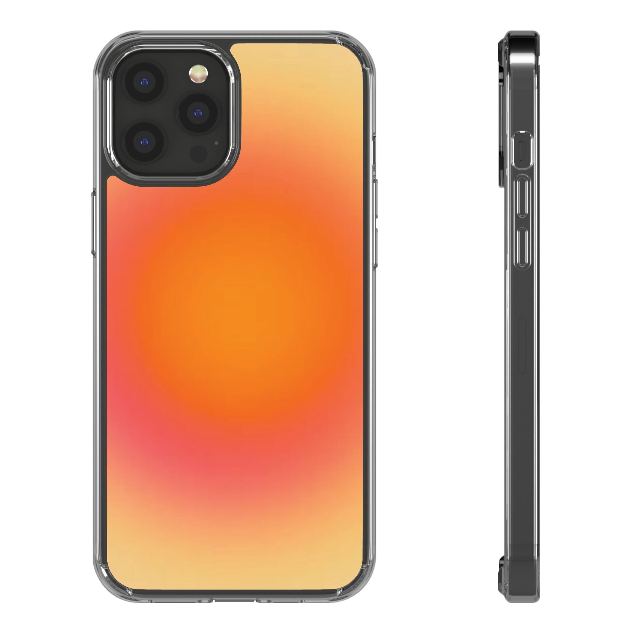 Clear Sunburst Protective Phone Case