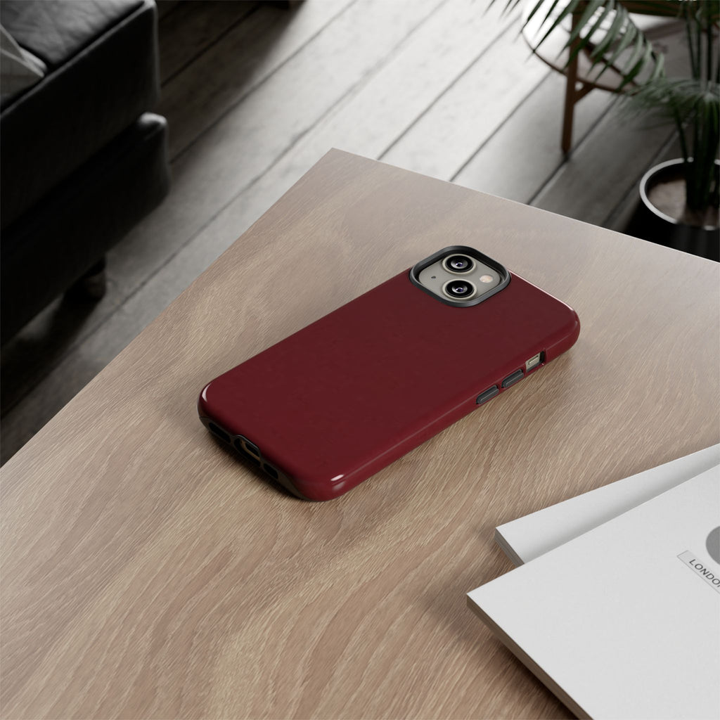 Dark Cherry Protective Phone Case