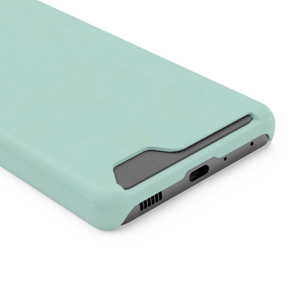 Light Mint Card Holder Phone Case