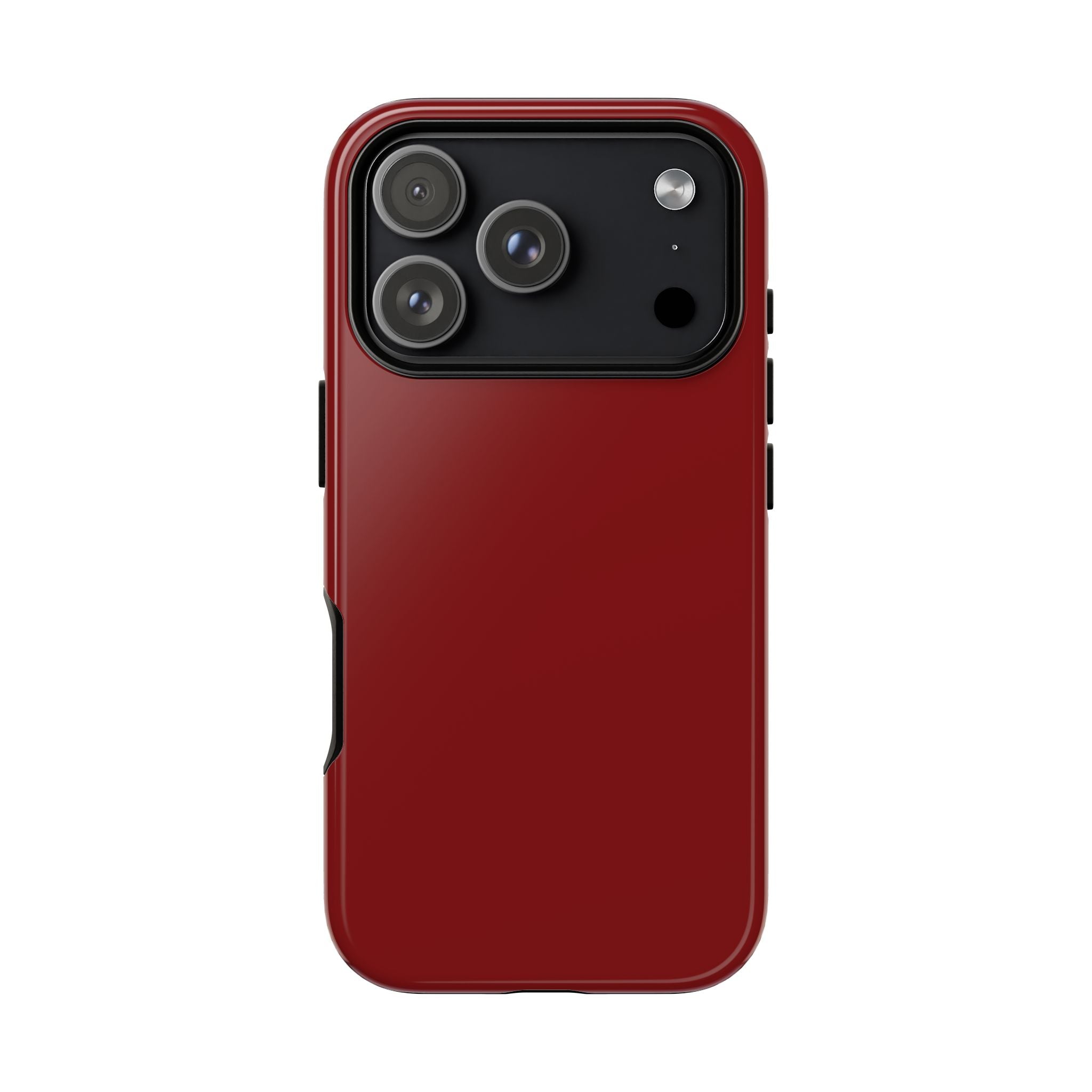 Dark Red Protective Phone Case