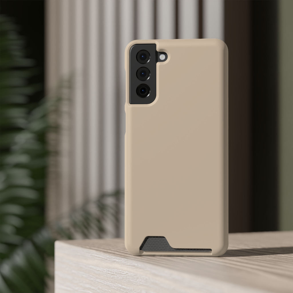 Beige Card-Holder Phone Case