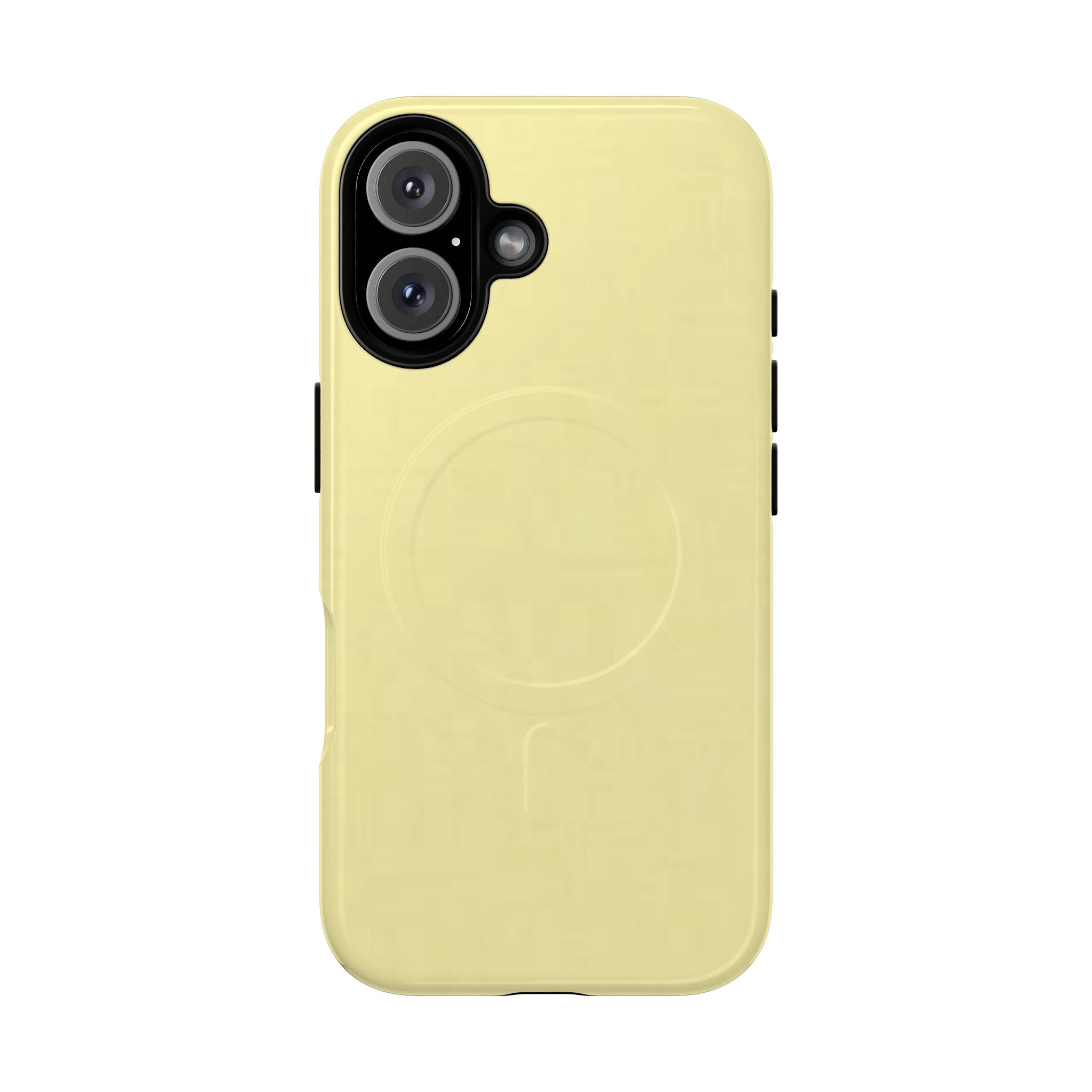 Pale Yellow MagSafe Protective Phone Case