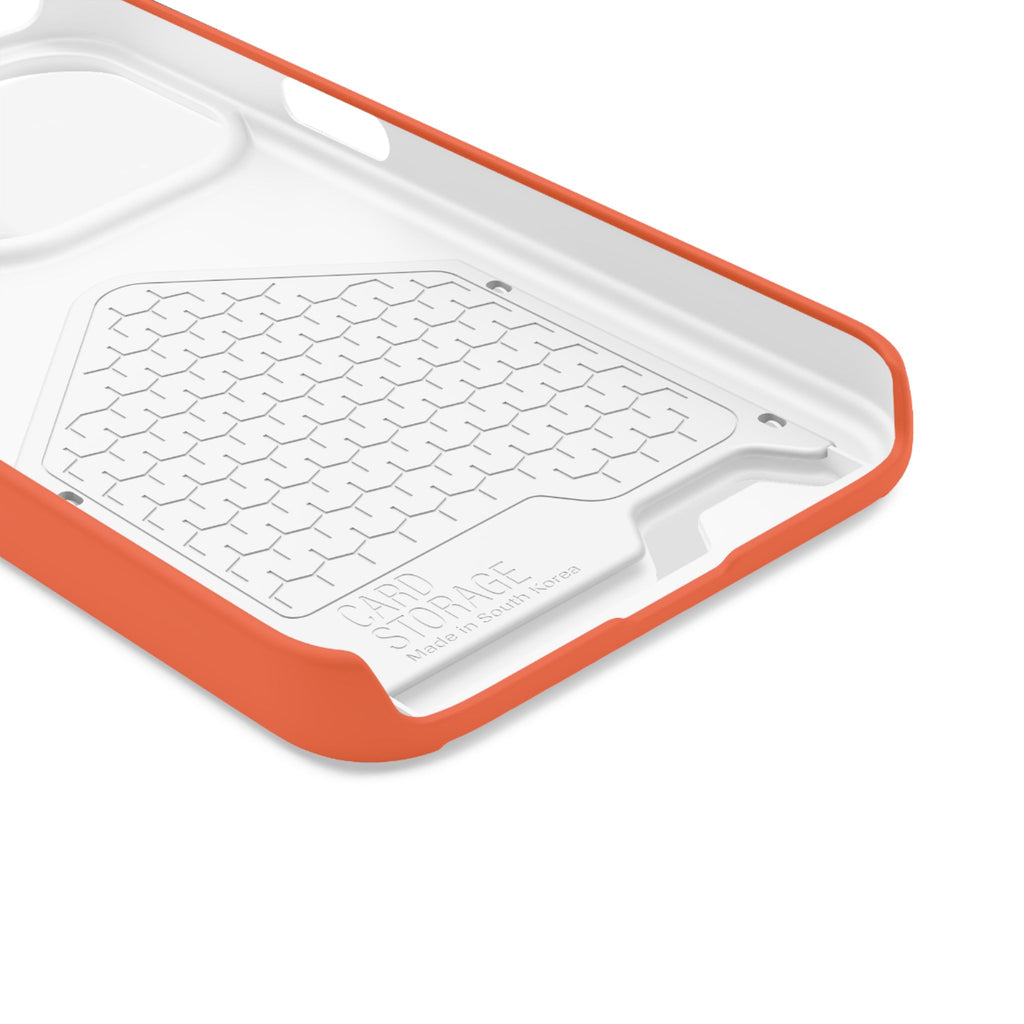 Orange Card-Holder Phone Case