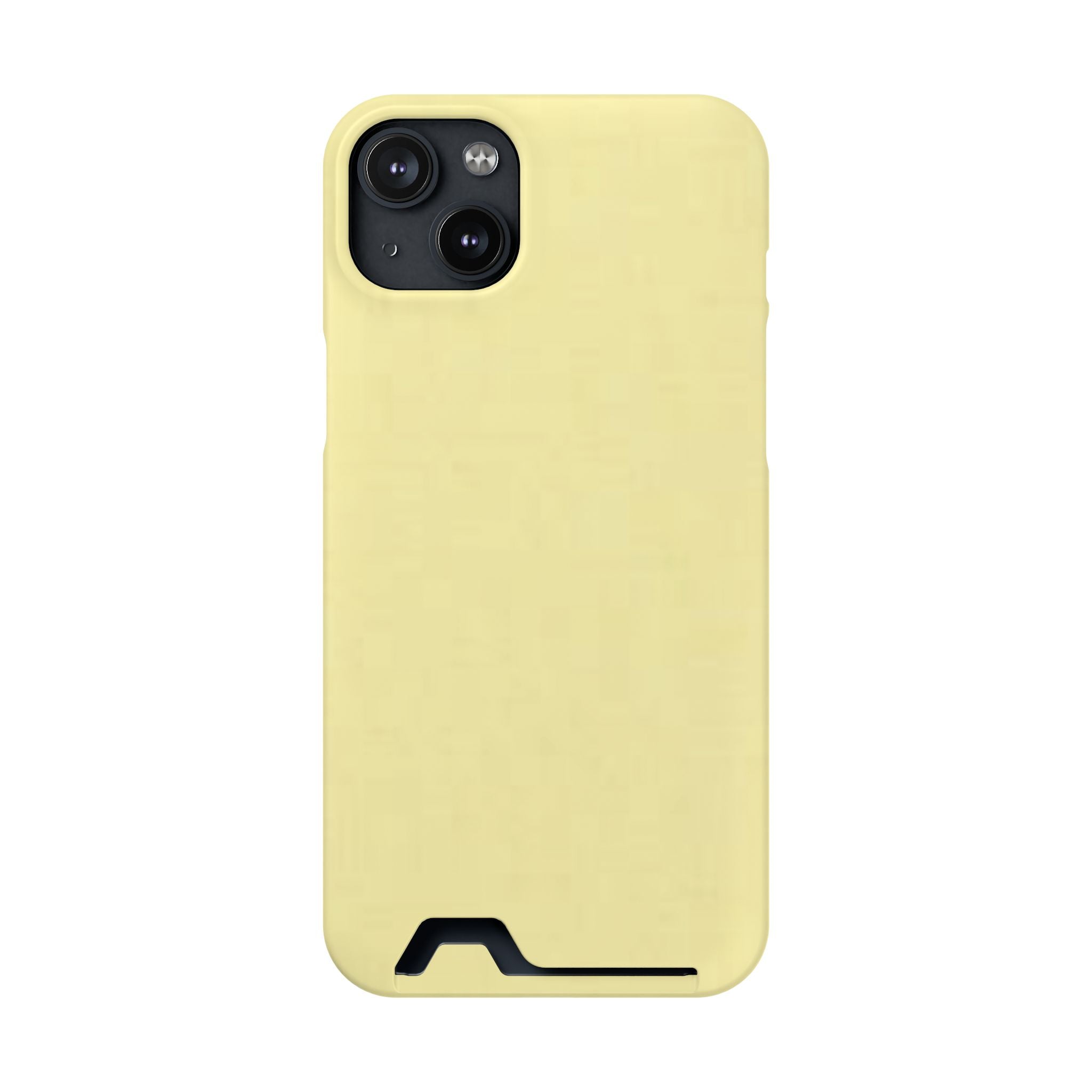 Pale Yellow Card-Holder Phone Case