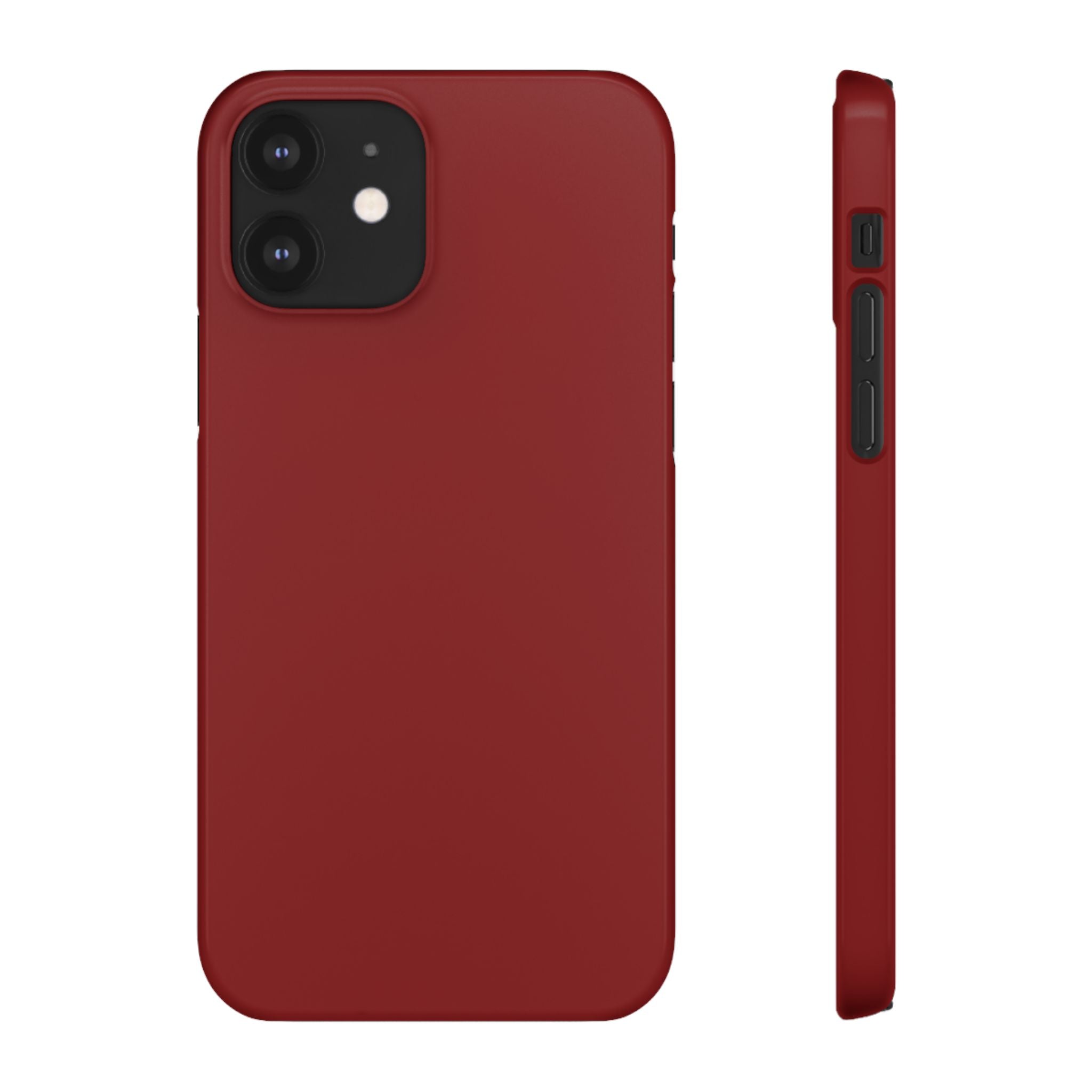 Dark Red Snap Phone Case