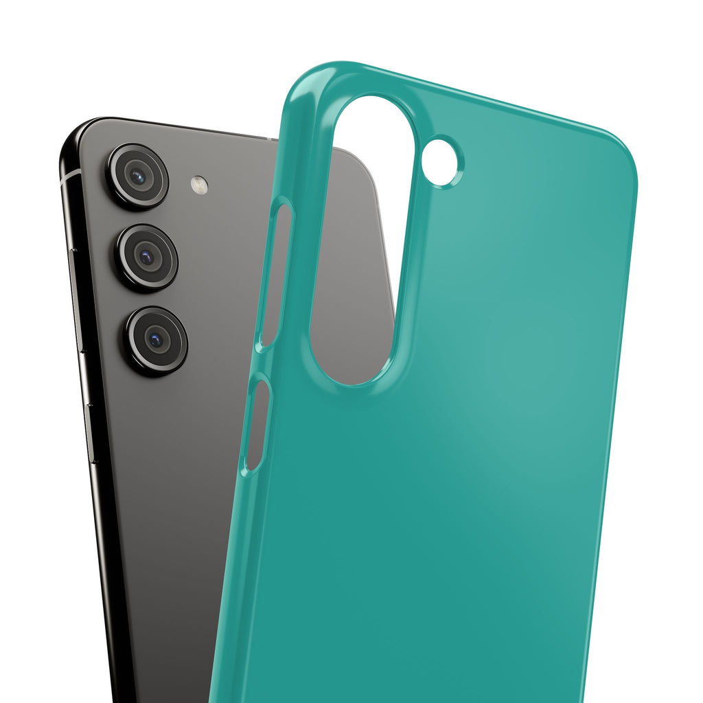 Teal Snap Phone Case